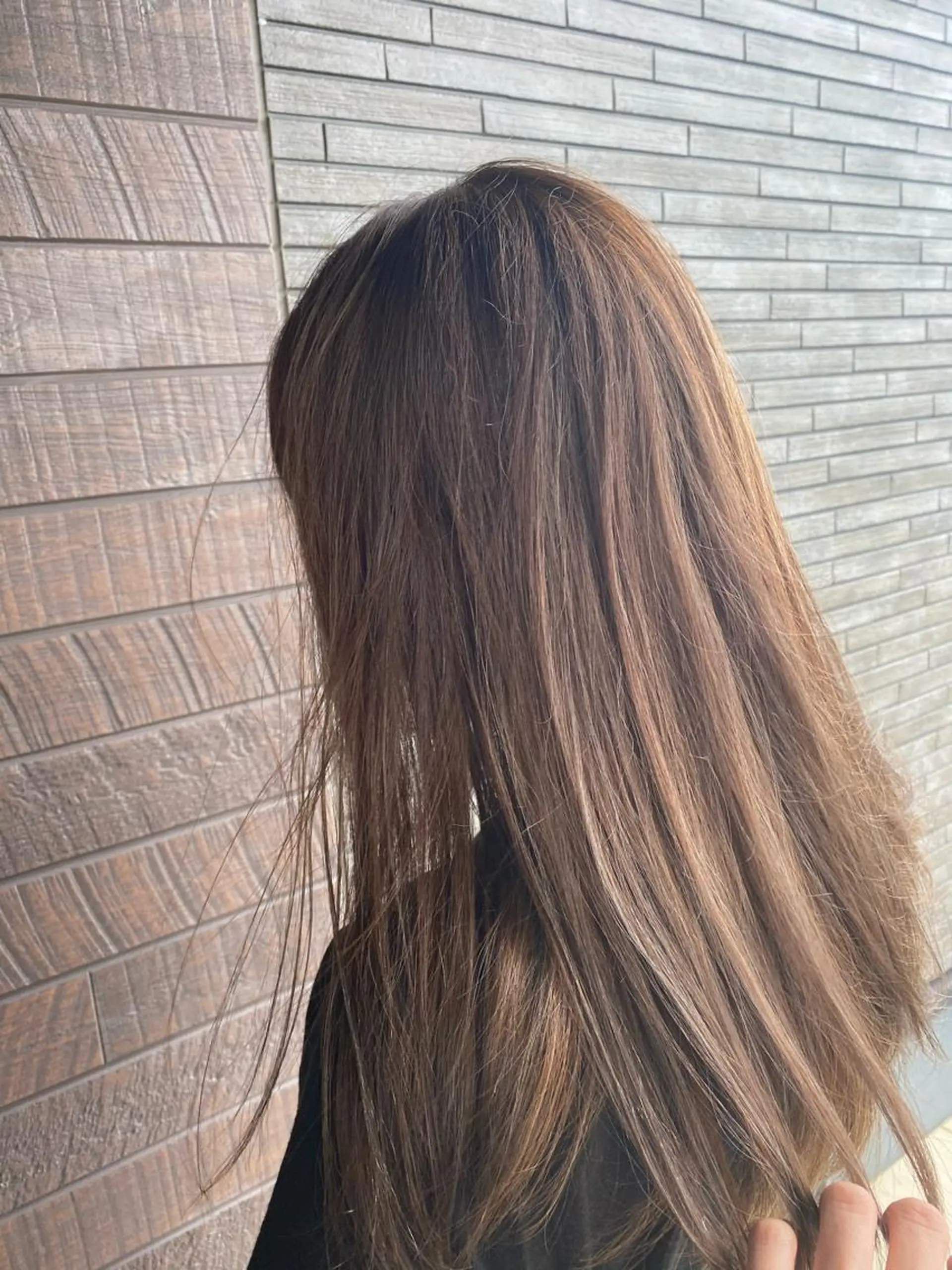 ロング カラー ベージュカラー ハイライトカラー ハイライト ヘアカラー Kobayashi ハイライト/ショートのヘアスタイル