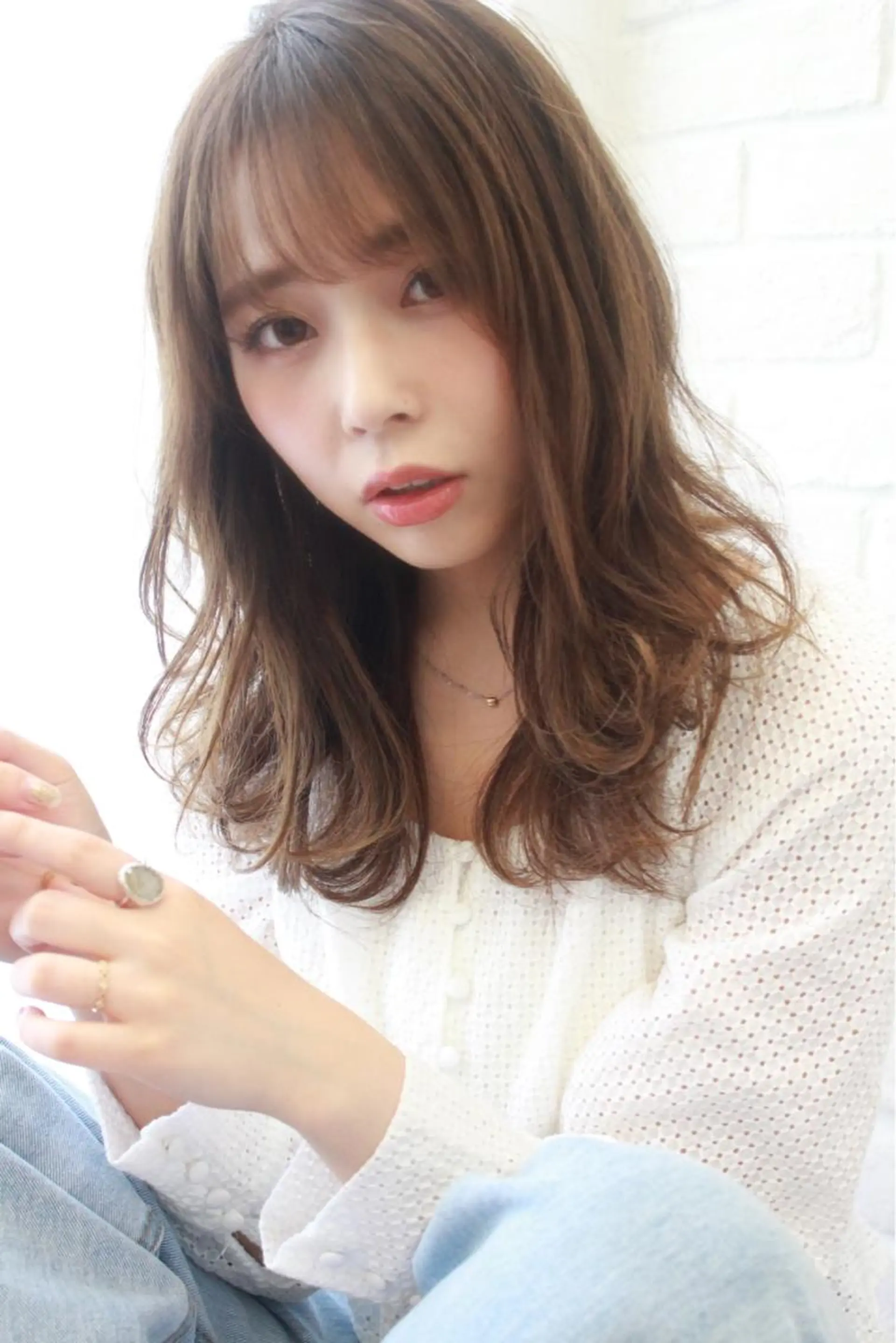 セミロング AHNKISM所属・増田 晃士のヘアスタイル