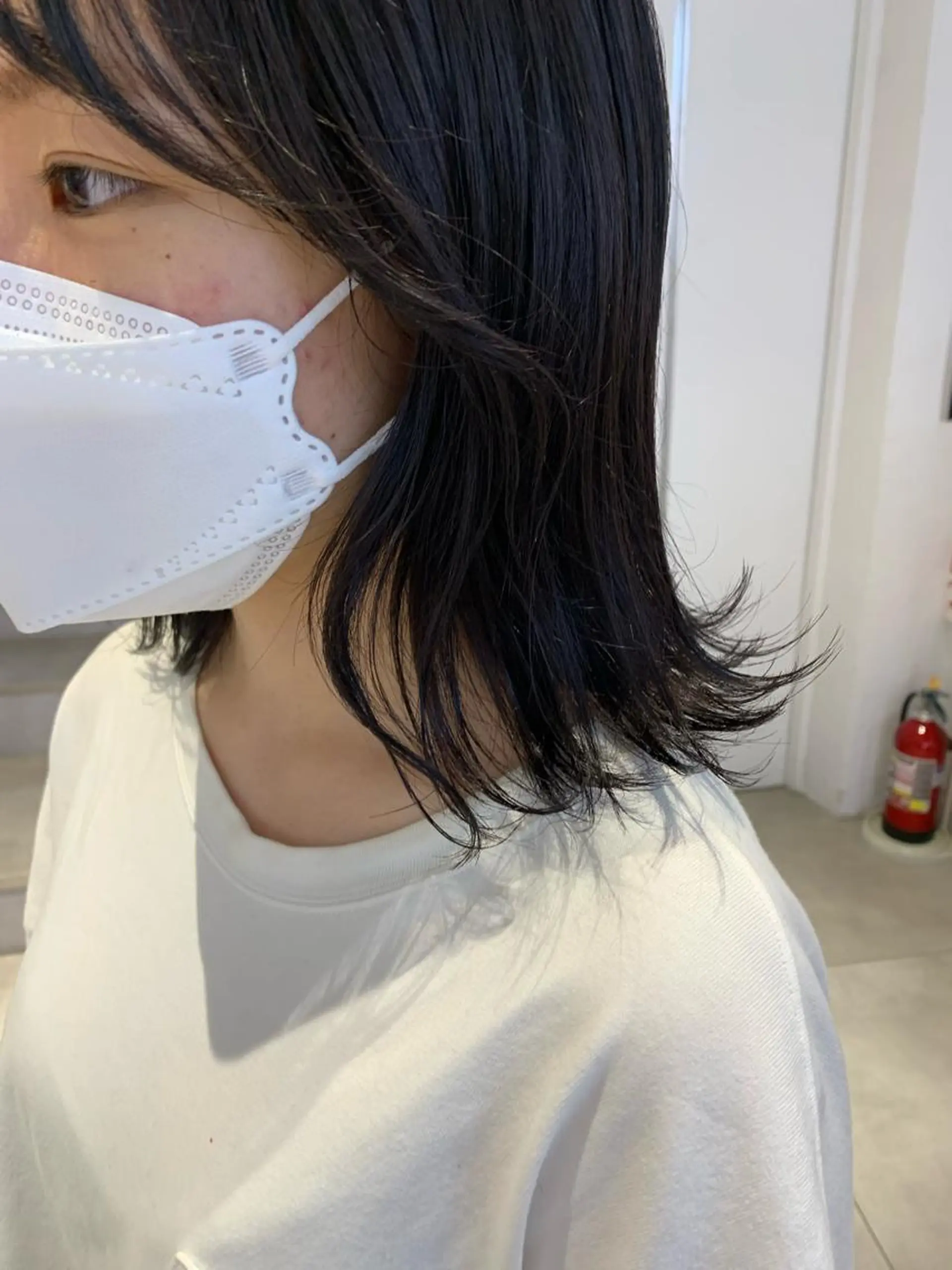 ミディアム ヘアアレンジ 【韓国ヘア・ネイル】 HINATA🍒のネイルデザイン