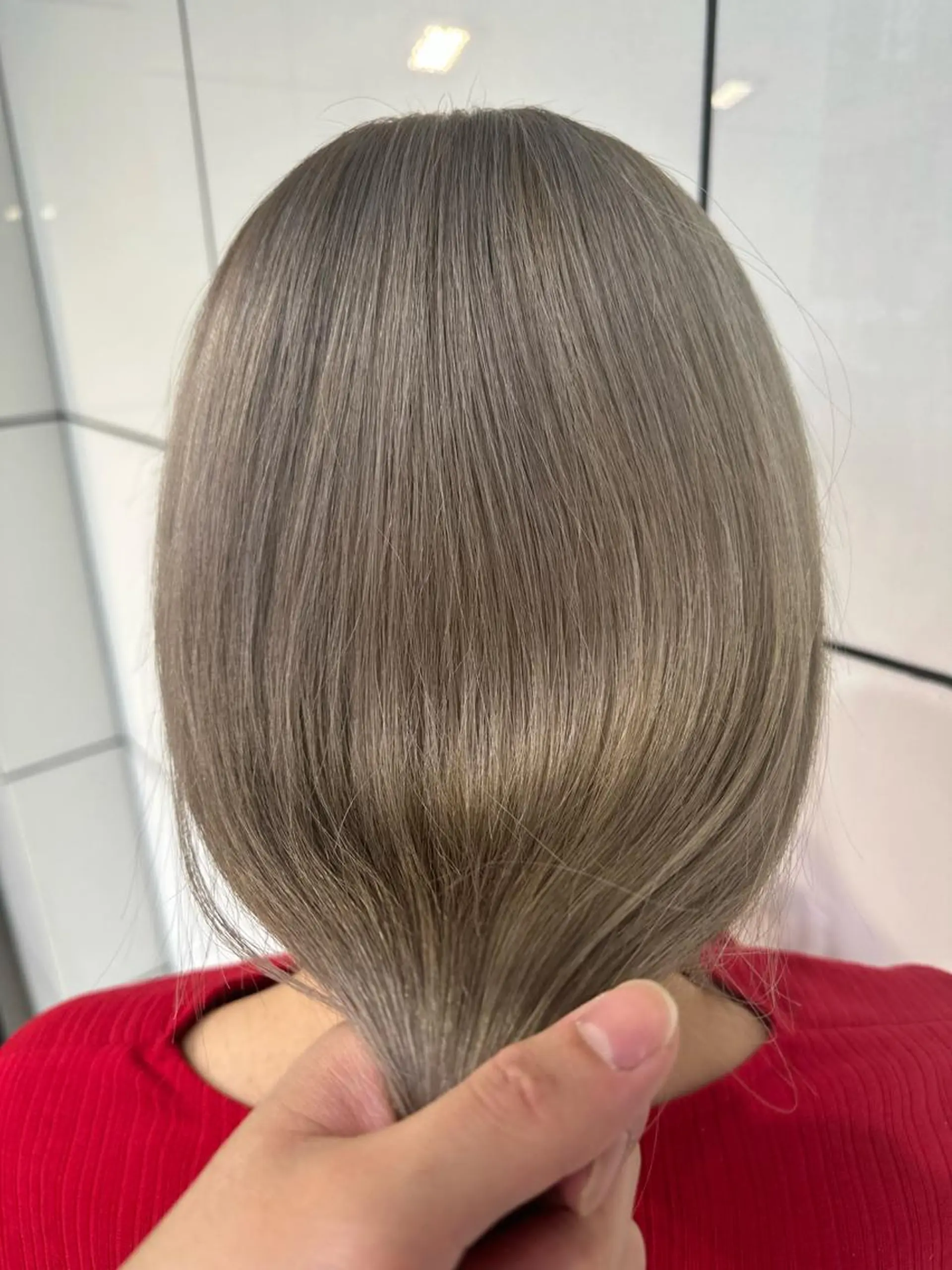 ミディアム 髪質改善 トリートメント Rei/ 縮毛矯正/ ハイライトカラー募集のヘアスタイル