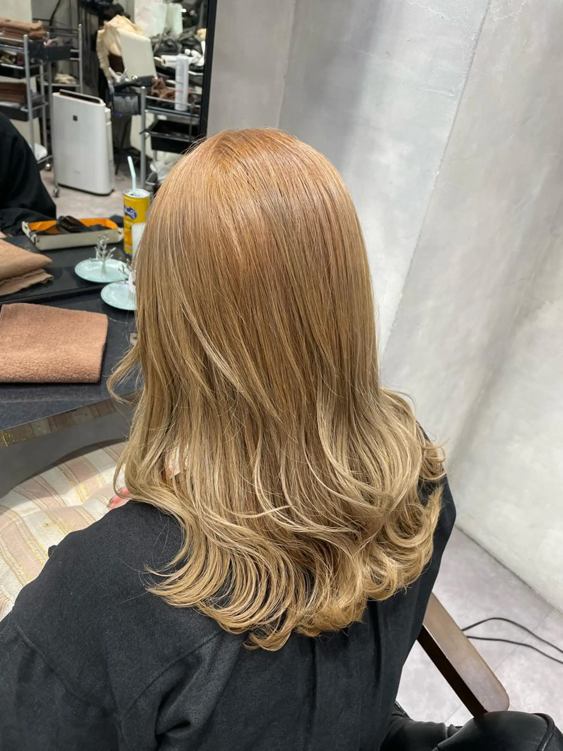 セミロング ヘアカラー トリートメント 👑最高級エクステ 👑新宿/タイセイのヘアスタイル