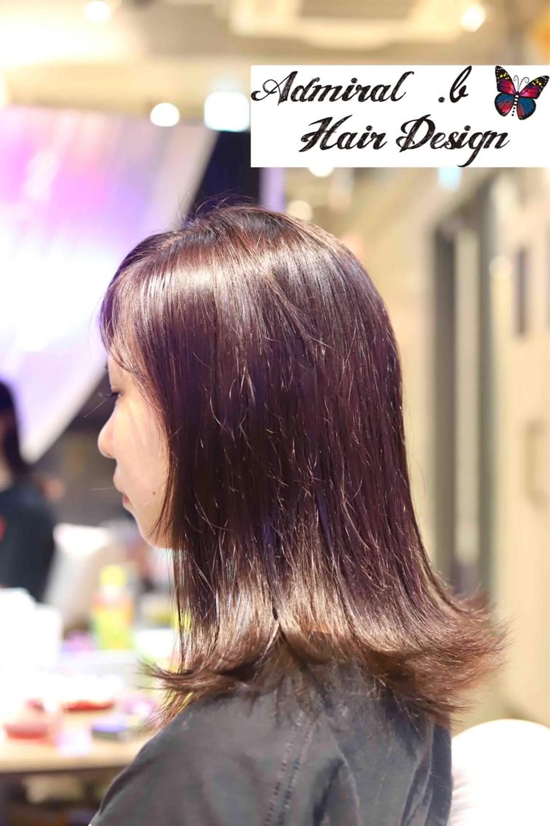 セミロング カラー ベージュカラー 外ハネヘア カット ヘアカラー トリートメント アドミラルYoshi oのヘアスタイル