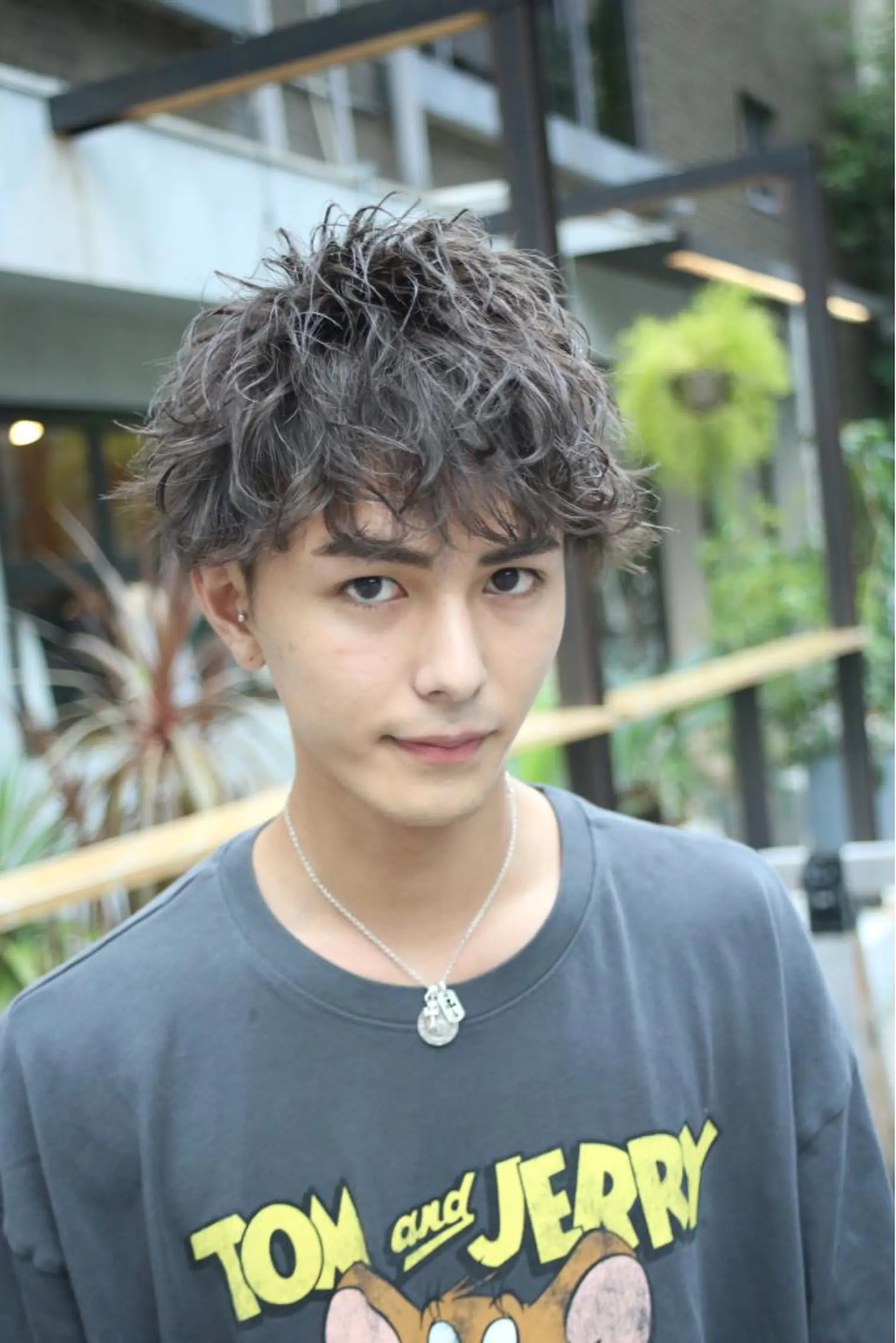 ショート パーマ メンズ マッシュ メンズパーマ ショートヘア スパイラルパーマ カット トリートメント ヘアセット 【メンズヘアの匠】 タニ　心斎橋　アメ村のヘアスタイル