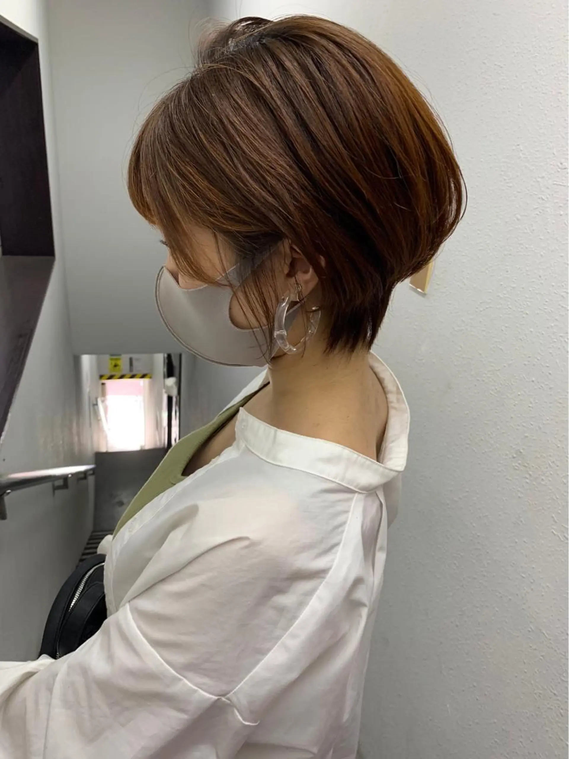 ショート 💗レイヤーショート ボブ艶髪/竜也💗のヘアスタイル