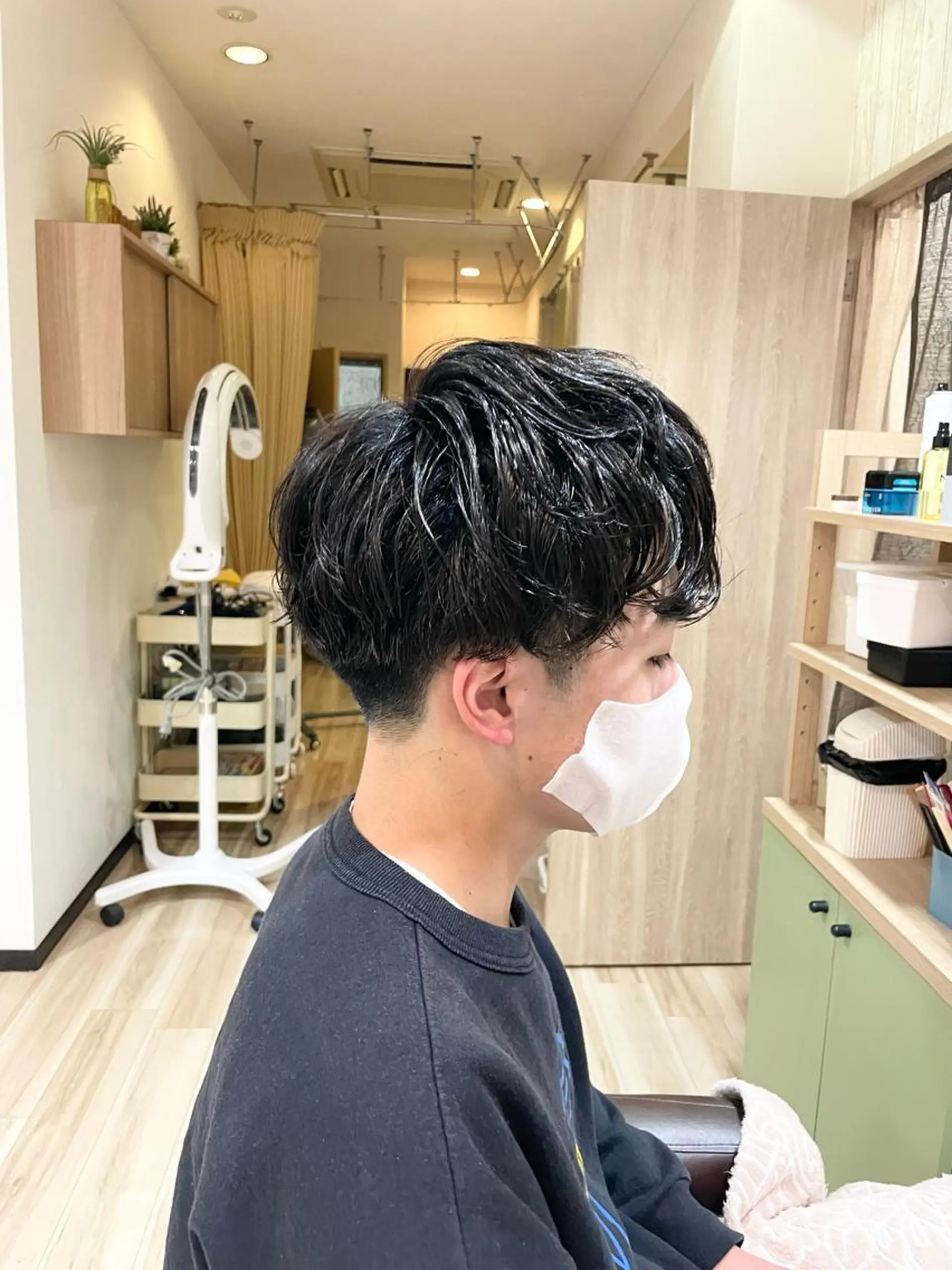 ショート パーマ 🌈派手髪ハイトーン 🌈鈴木亮太🌈のヘアスタイル