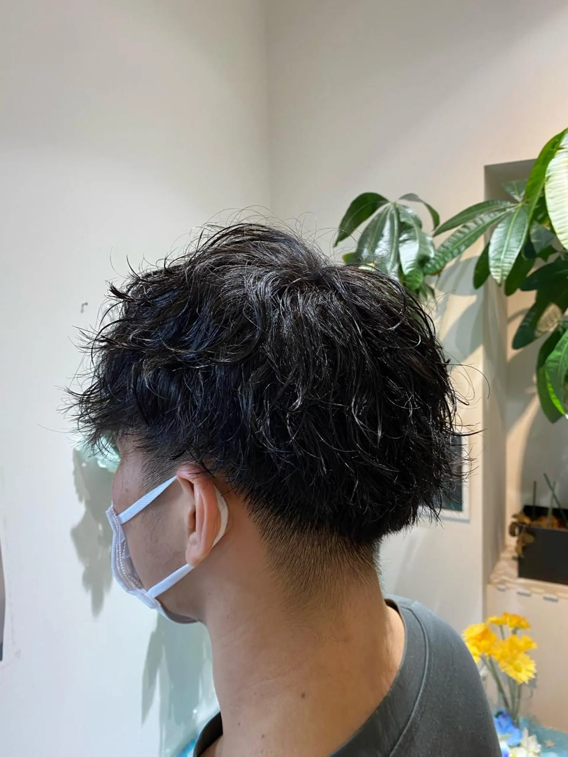 メンズ カット パーマ 佐々木 拓海のヘアスタイル