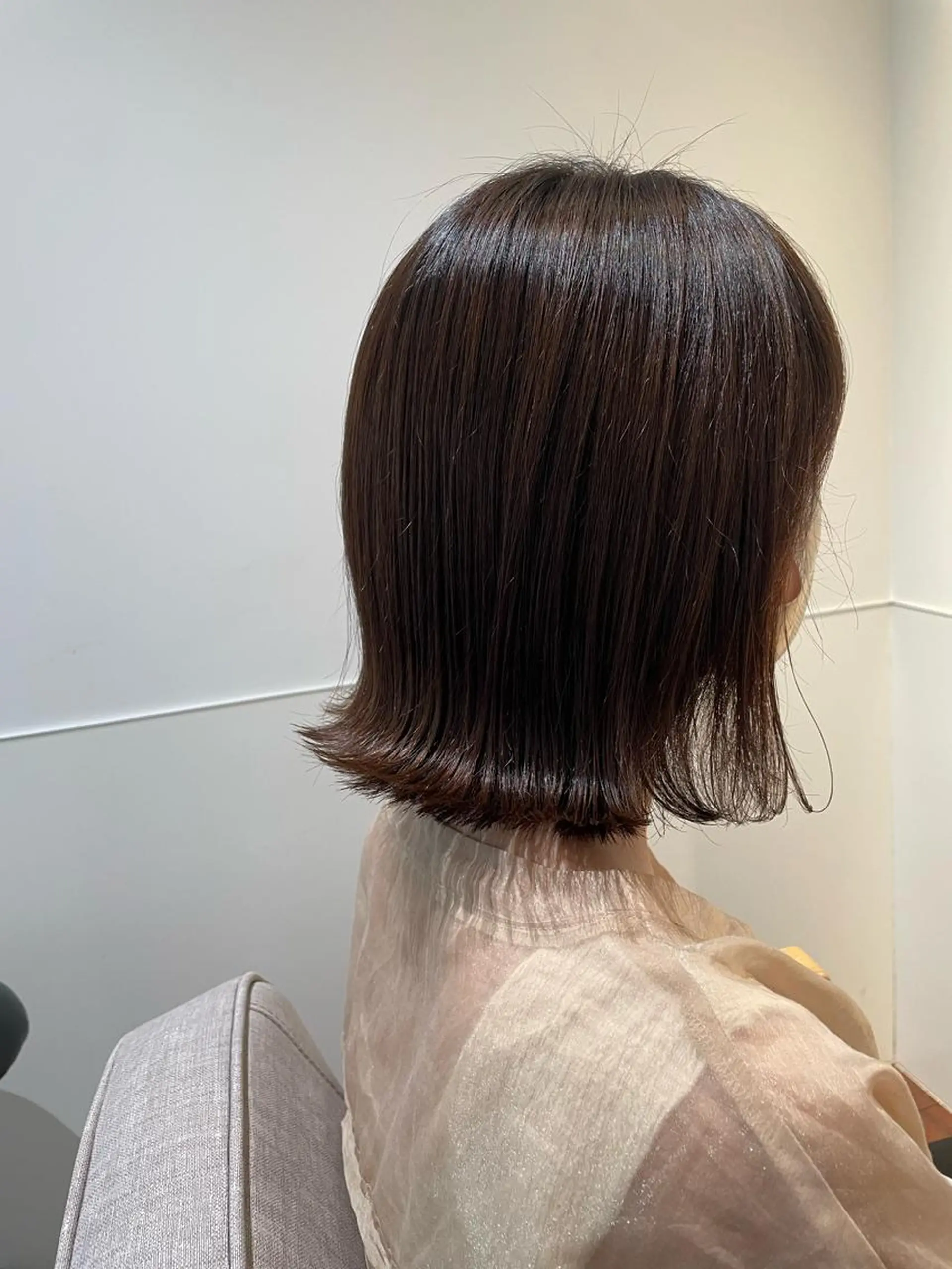 ショート カラー gotoday　shaire　saron所属・miu. ボブ/透け感カラーのヘアスタイル