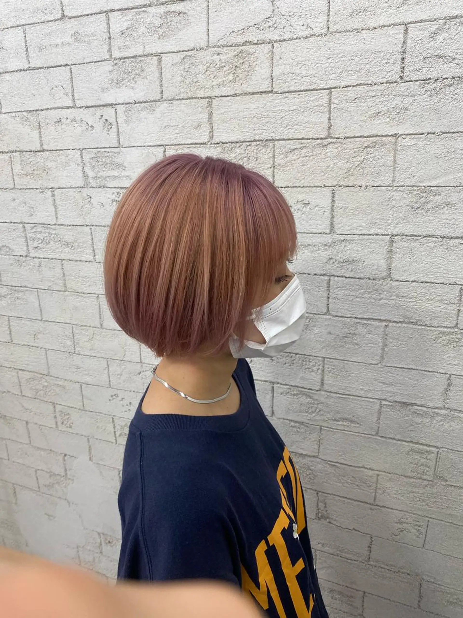 ショート ホワイト/店長/カラ ー講師/錦糸町/岩崎のヘアスタイル