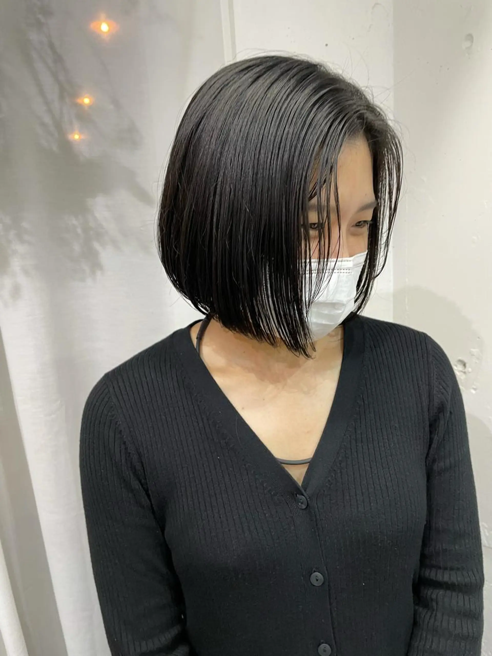 ミディアム 仙田 遥のヘアスタイル