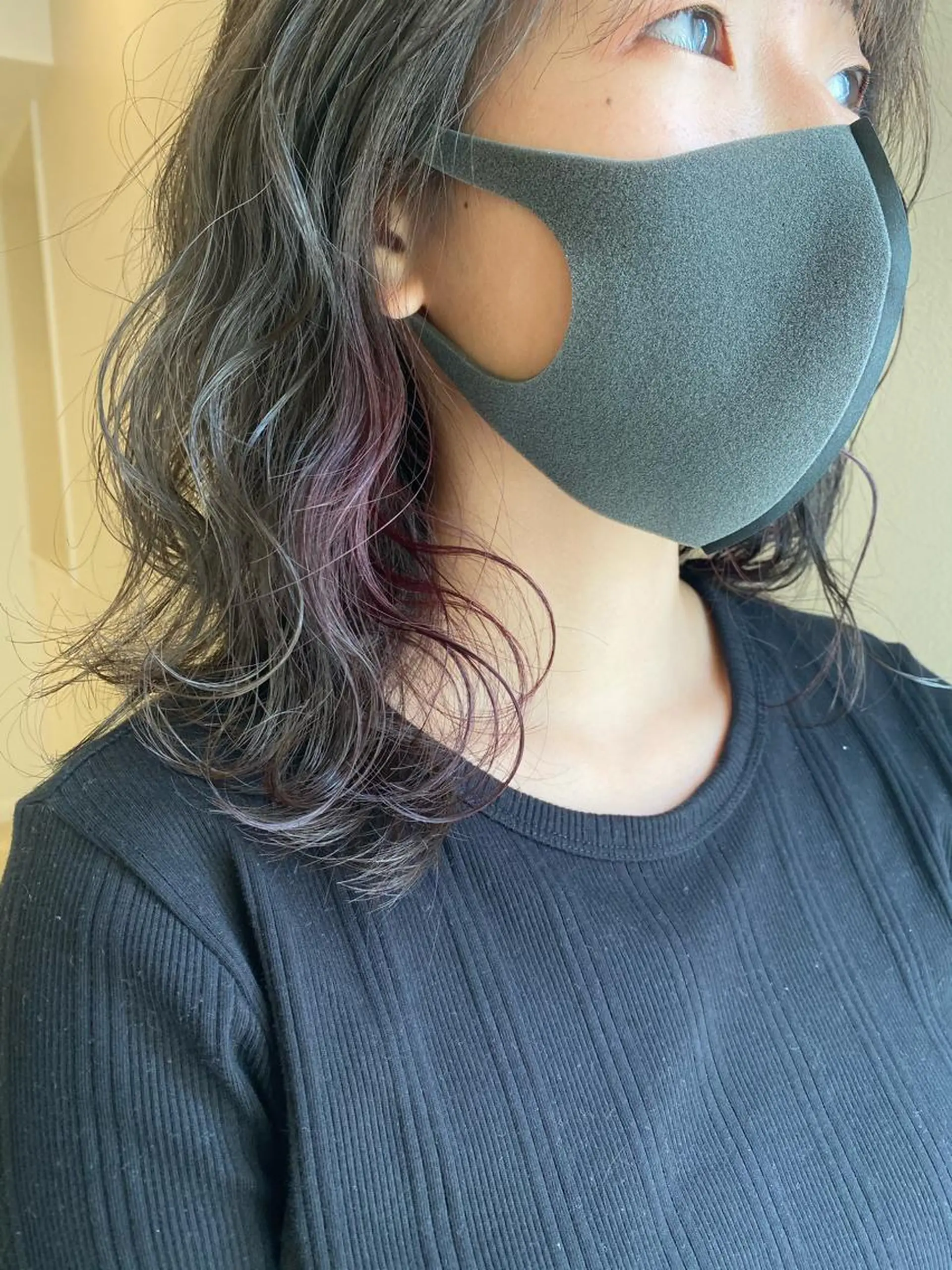 ミディアム カラー レイヤー/ウルフ🤎 mayo.のヘアスタイル