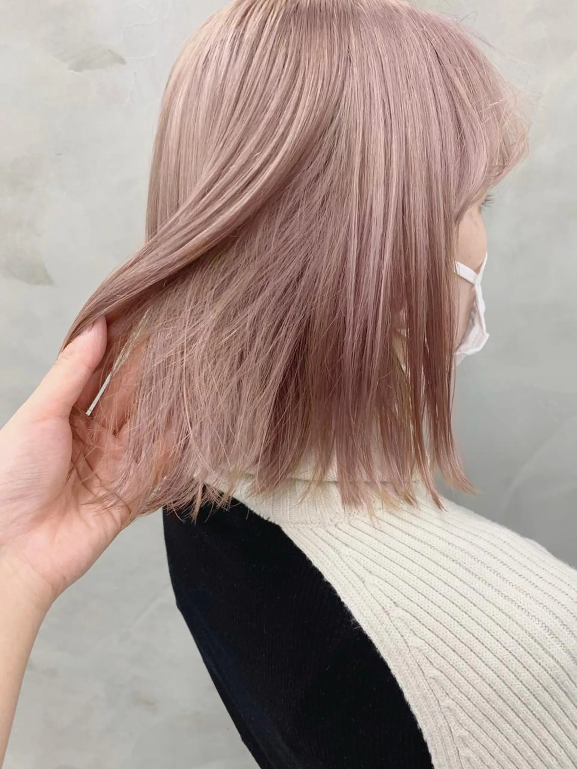 ミディアム カラー ブームボックス所属・🐝ハイトーンカラー hachi🐝のヘアスタイル