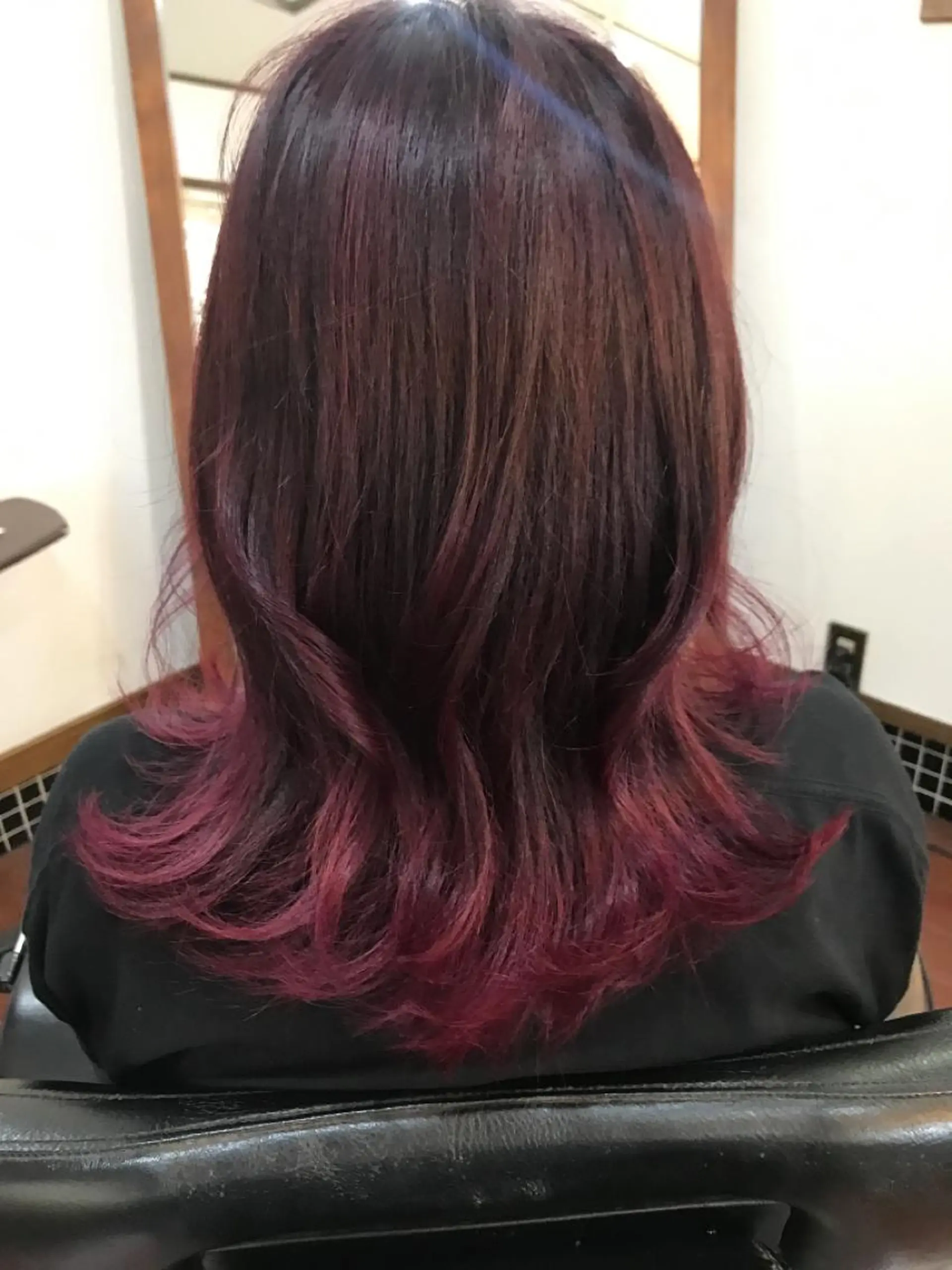 ミディアム レイヤーカット トリートメント ヘアカラー トリートメント Hair Salon g-room所属・大山 雅矢のヘアスタイル