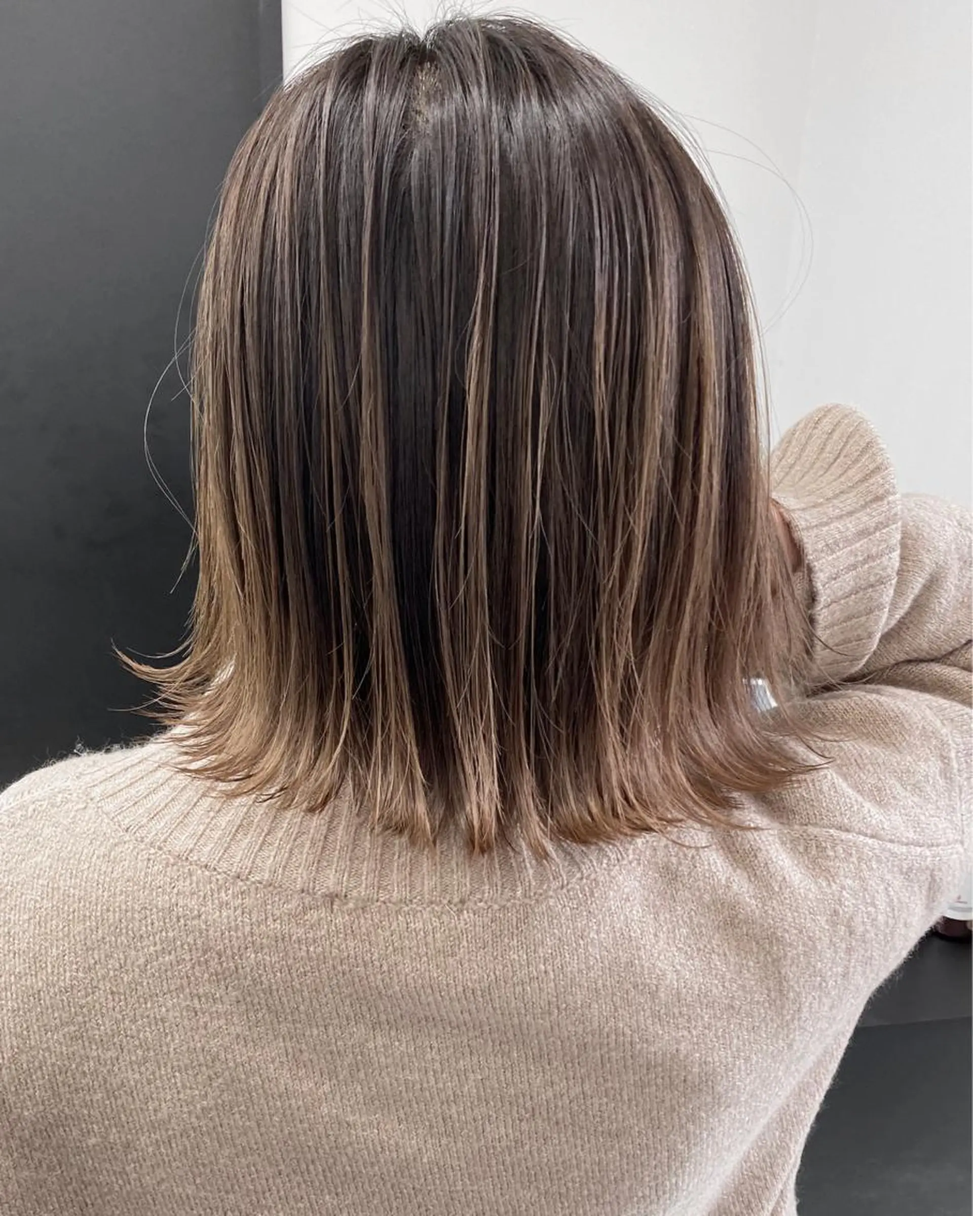 ミディアム カラー パーマ ヘアアレンジ 透明感カラー ハイライトカラー ハイライト 【公式】amble luxe池袋東口🩷のヘアスタイル