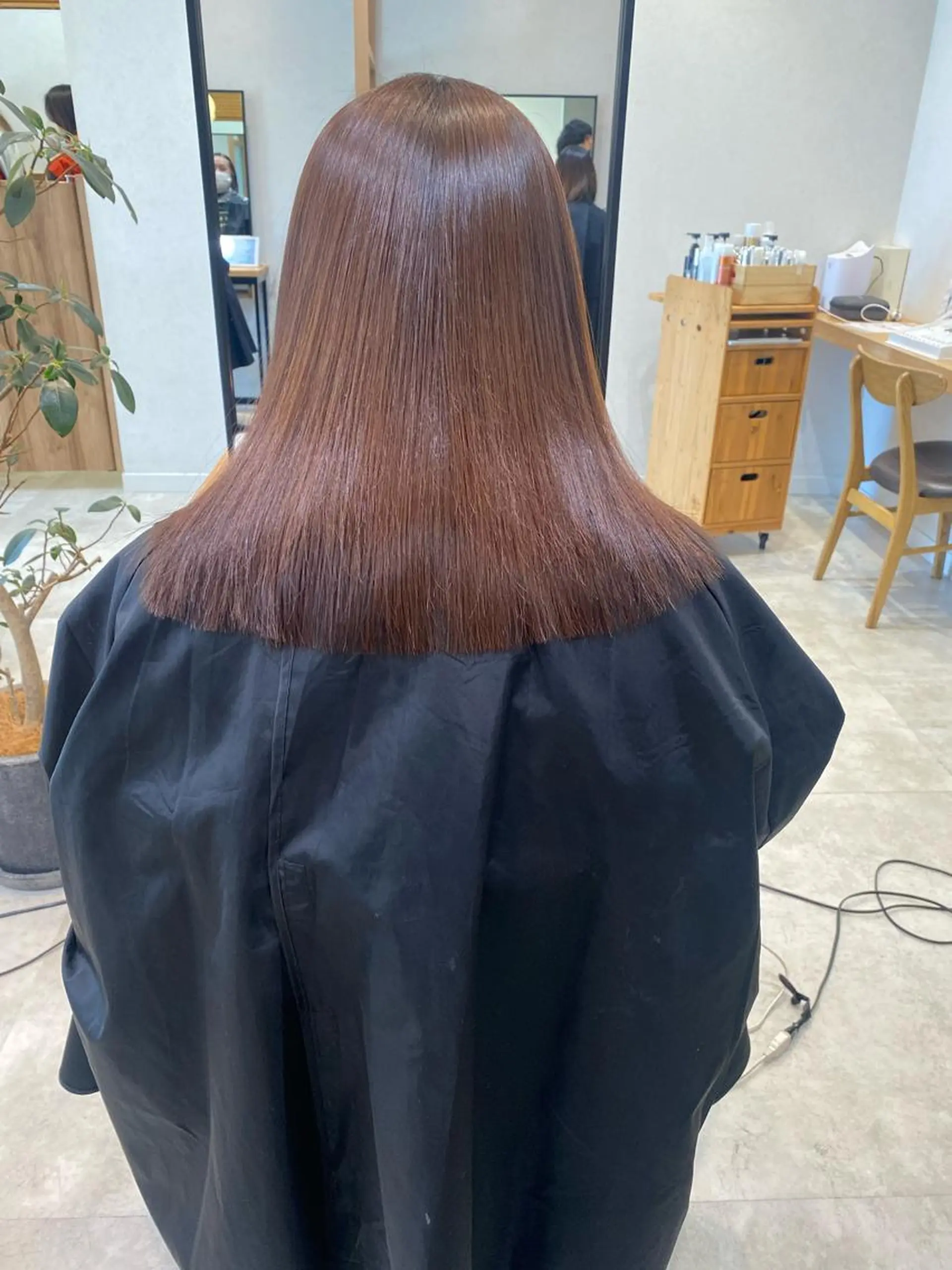 セミロング セミロングパーマ 縮毛矯正 パーマ指名No1 /namiのヘアスタイル