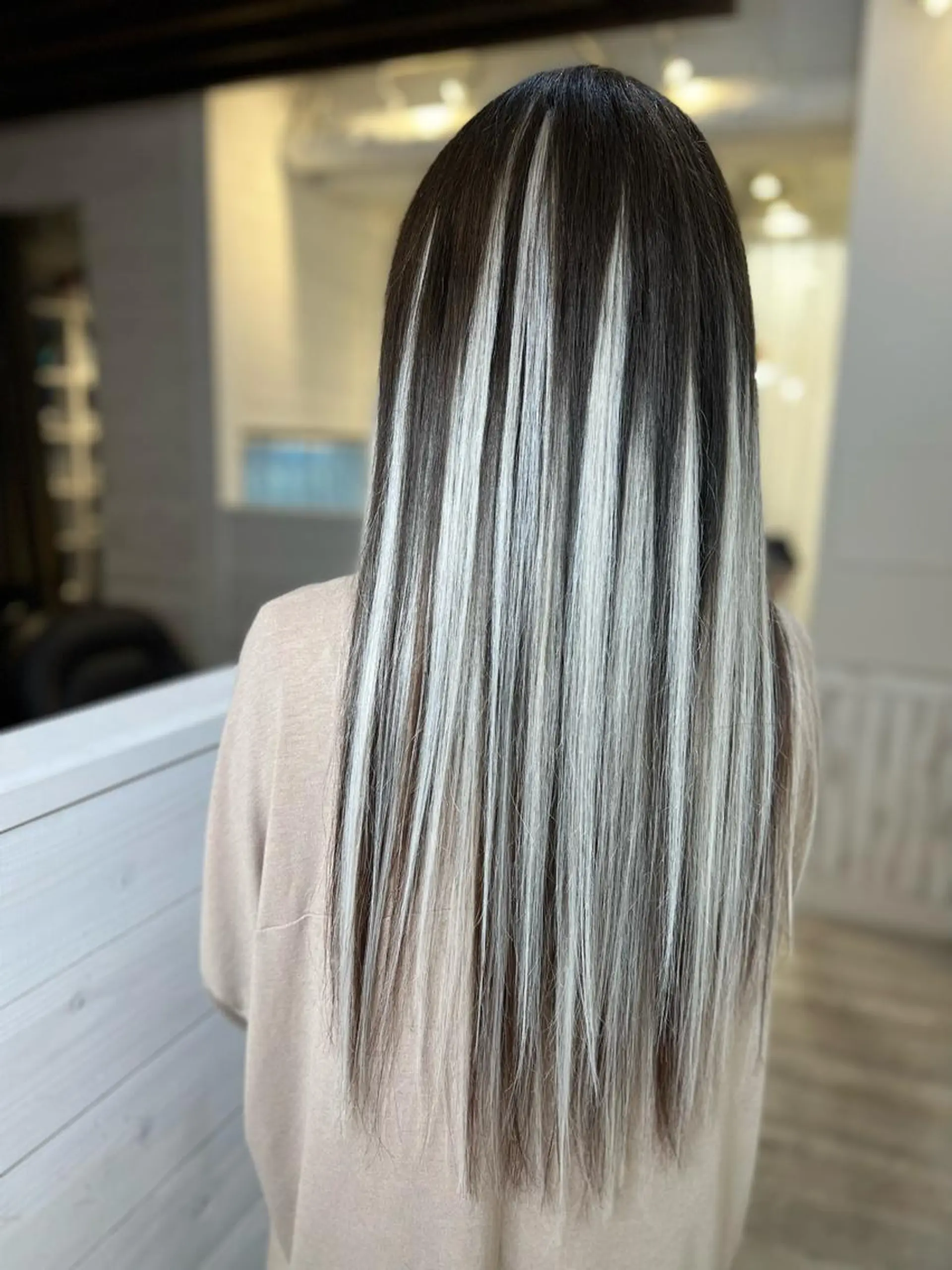 ロング カラー ヘアアレンジ ヘアカラー エクステ Shelltie Fiel (シェルティフィエル)所属・次世代シールエクステ 錦糸町 小泉 朋之のヘアスタイル