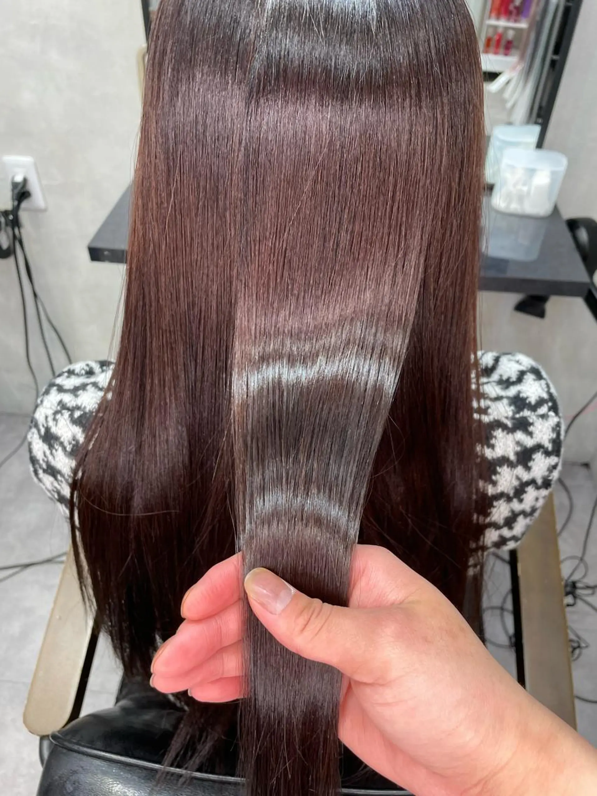 ロング 髪質改善 ロング 縮毛矯正 トリートメント 👑最高級エクステ 👑新宿/タイセイのヘアスタイル