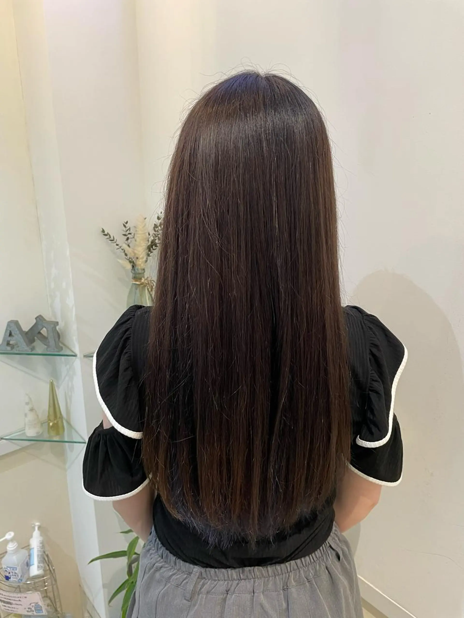 カラー ヘアカラー トリートメント 髪質改善カラー🤍 エクステ✨君島由実子のヘアスタイル