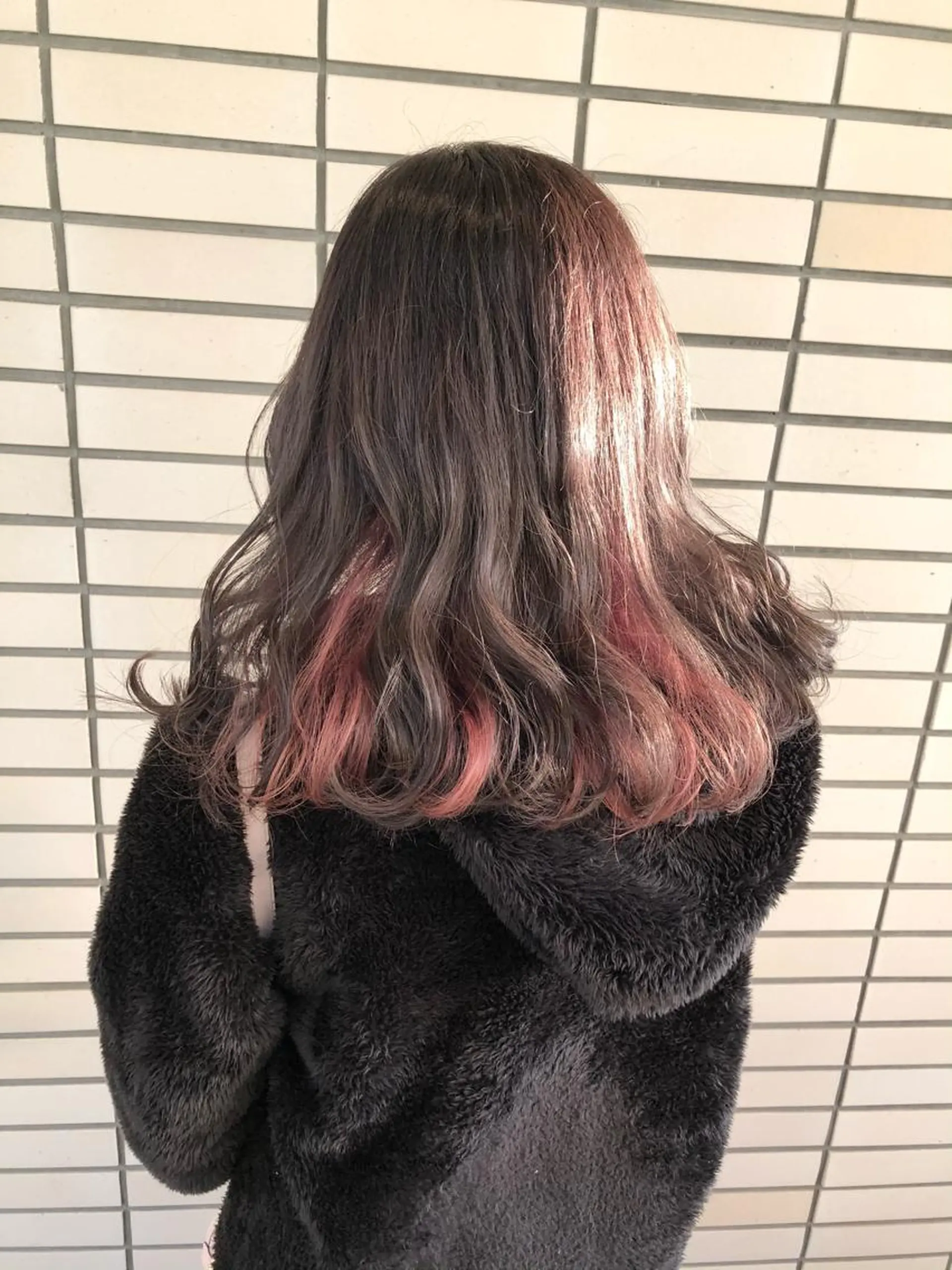 セミロング カラー ダブルカラー ピンクカラー ヘアカラー 2nd所属・🤍2nd🤍田所 美希のヘアスタイル