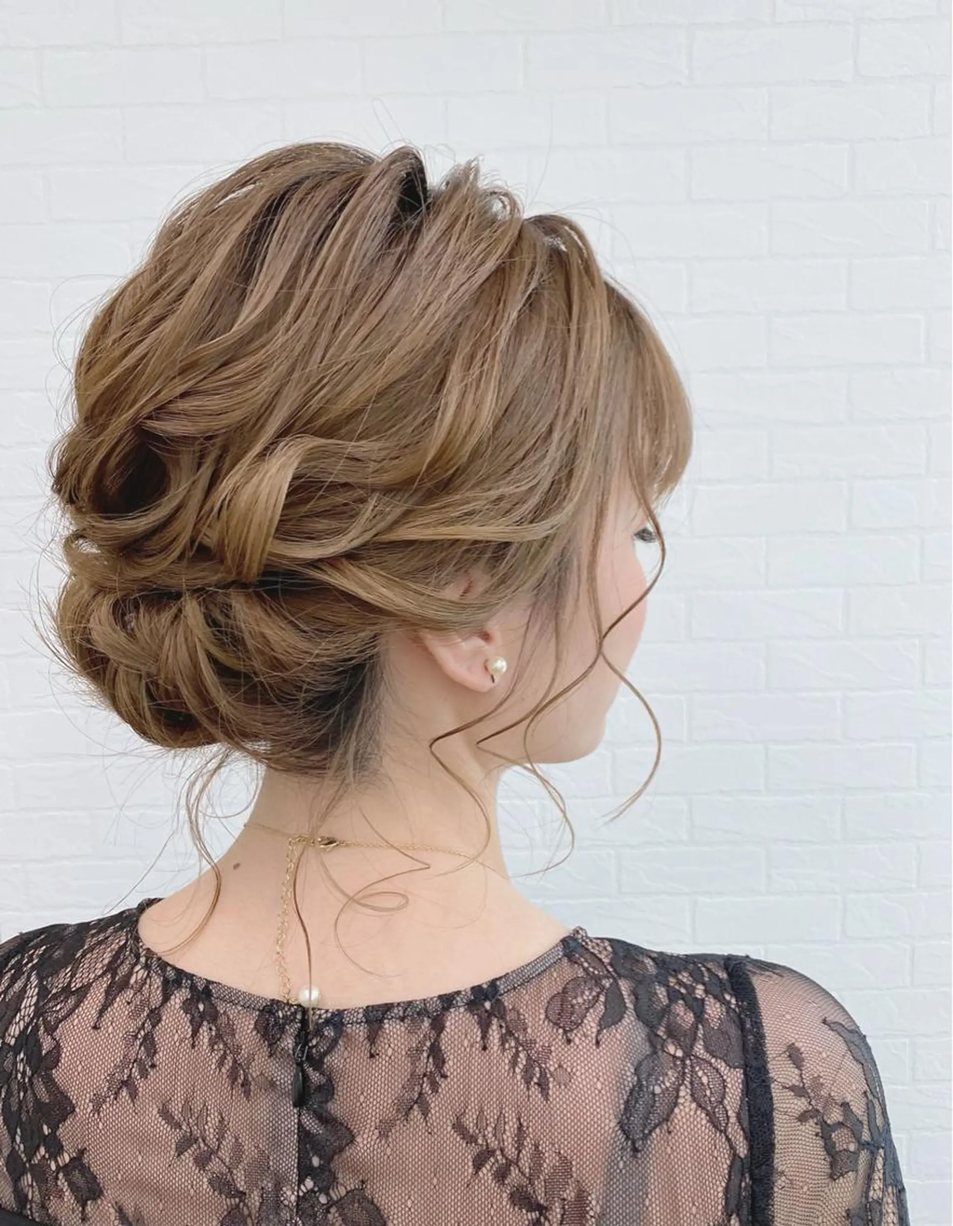 ミディアム ヘアアレンジ ヘアセット GRANLUSSO 〜グランルッソ駅前店所属・木口 嘉美のヘアスタイル