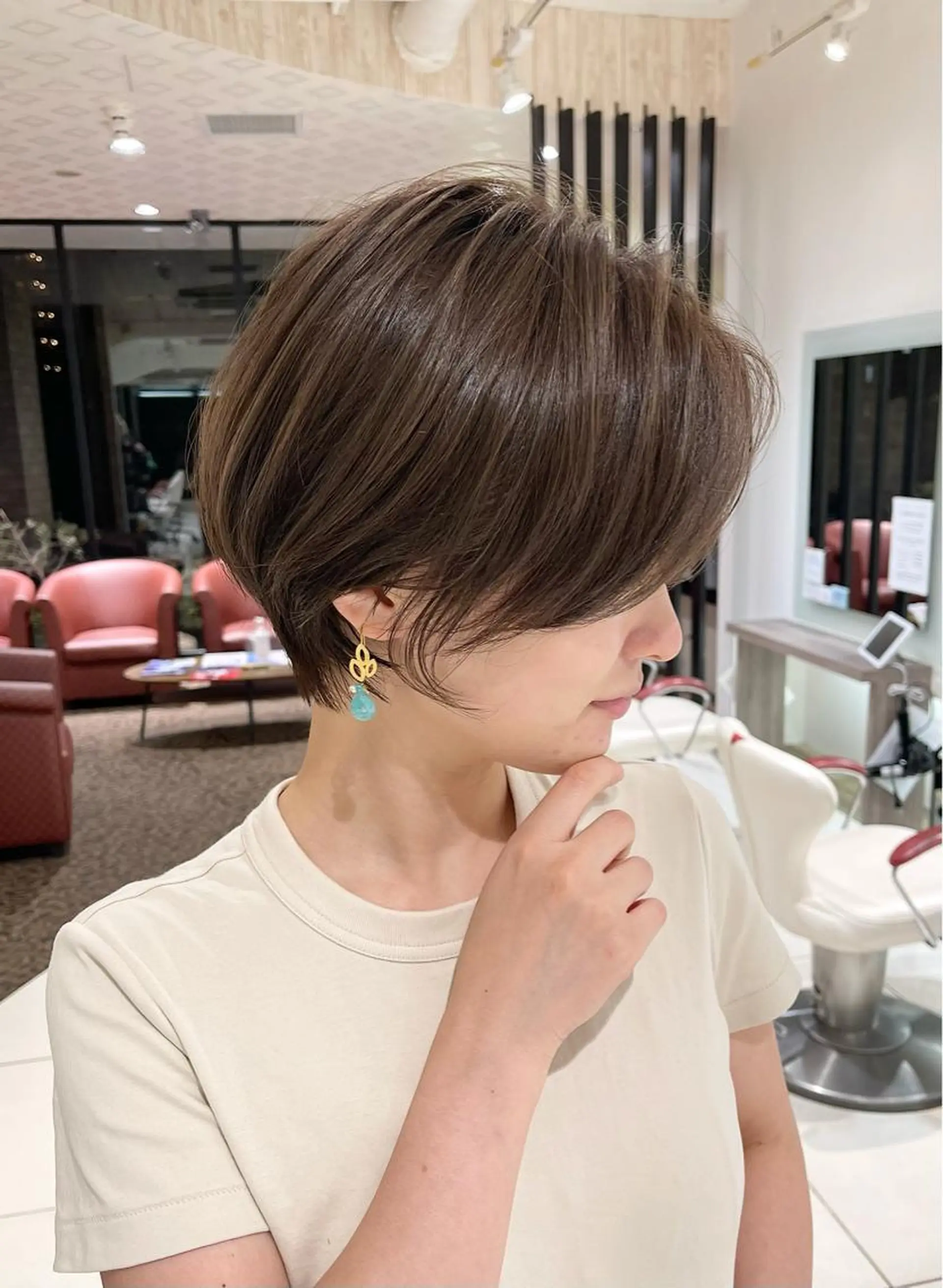 ショート ショートボブ ハンサムショート 丸みショート ボブ ショートヘア カット トリートメント 荻窪/ショートヘア✨ ショートボブ長松大哉のヘアスタイル