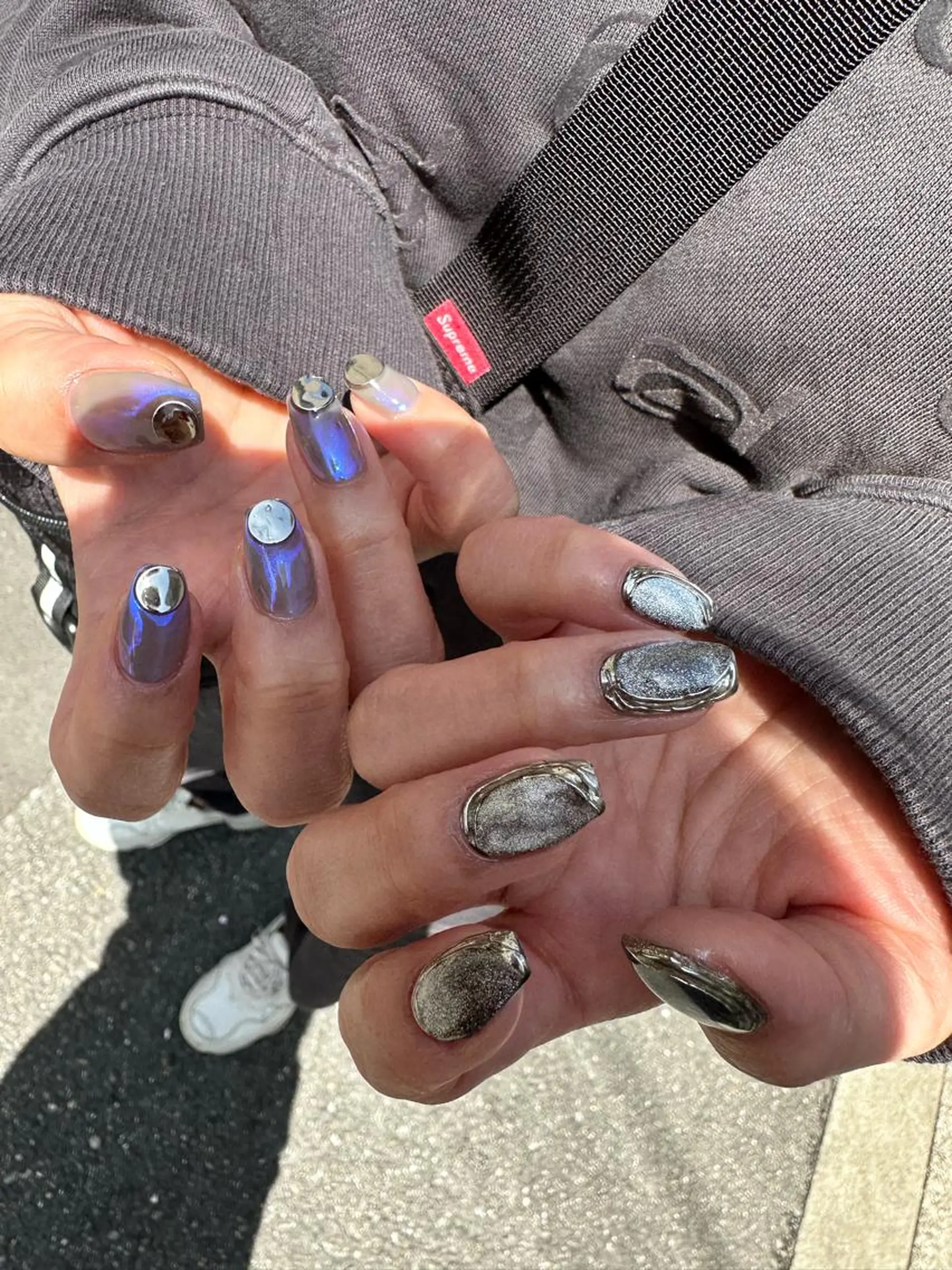 ロング カラー ヘアアレンジ キッズ ネイル マツエク・マツパ アイブロウ 福田 加奈のネイルデザイン