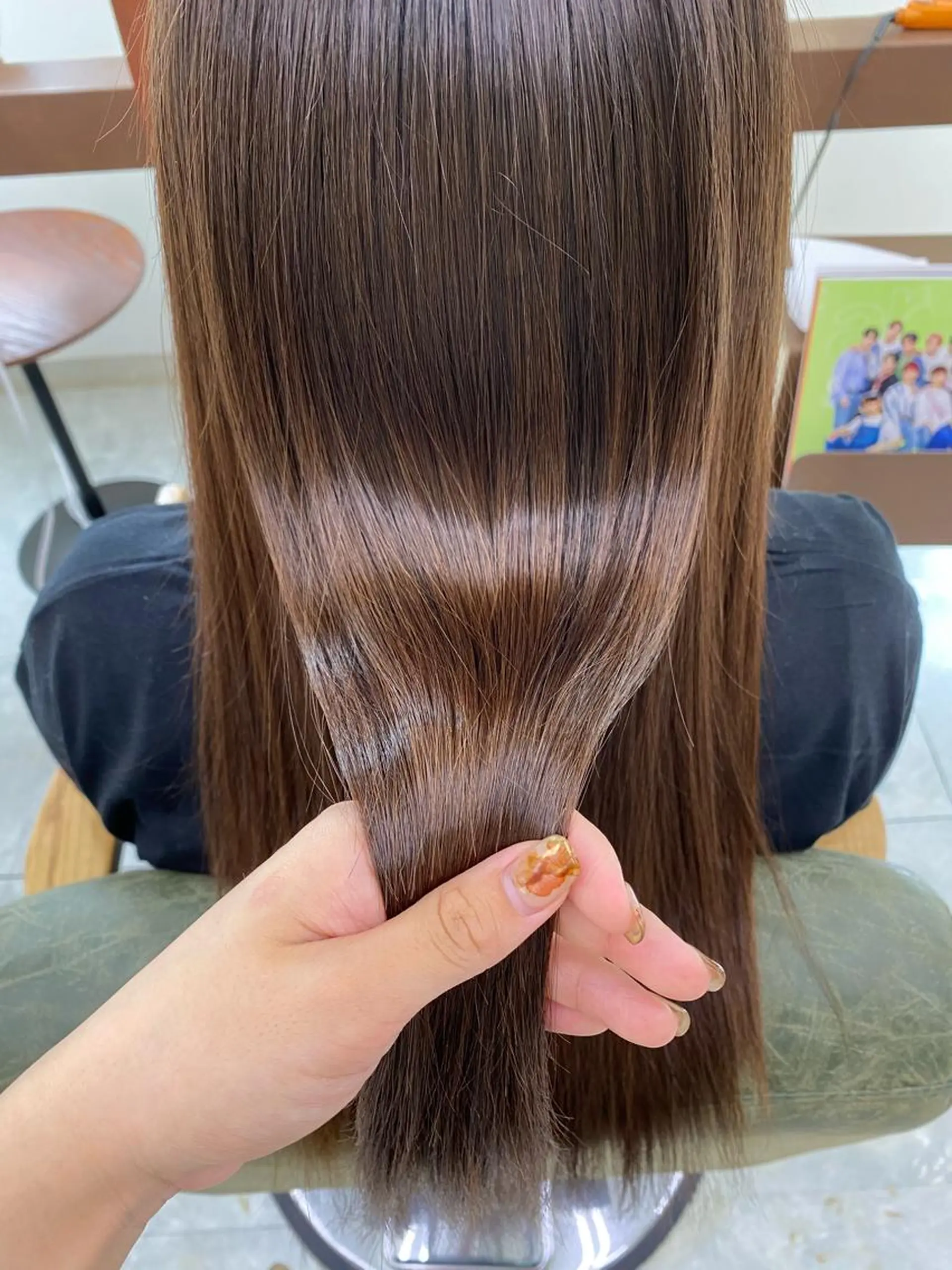 ロング トリートメント カット ヘアカラー トリートメント Number CHIHIROのヘアスタイル