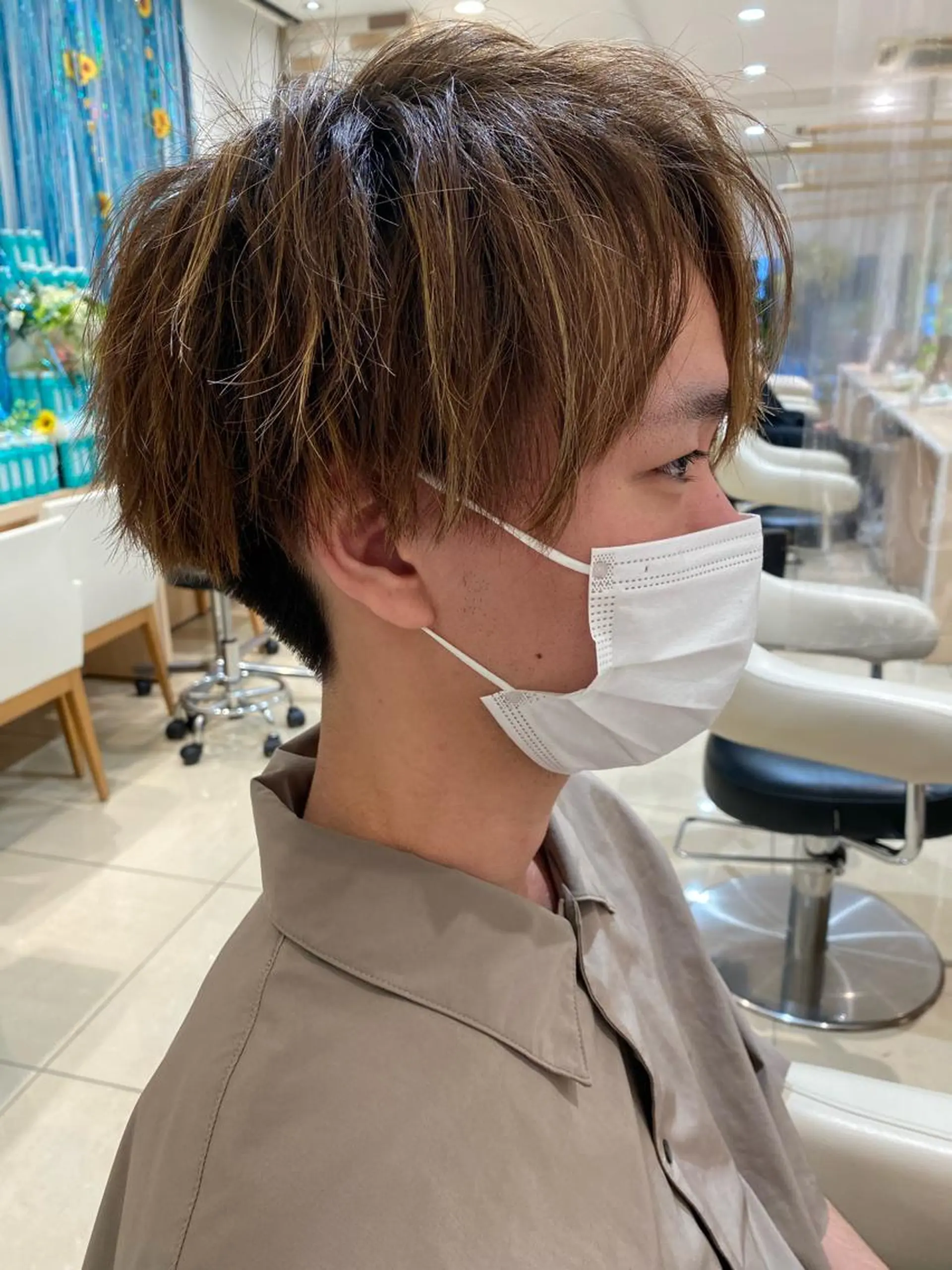 ショート メンズ 🩵波巻き／ツイスパ HARU💎のヘアスタイル