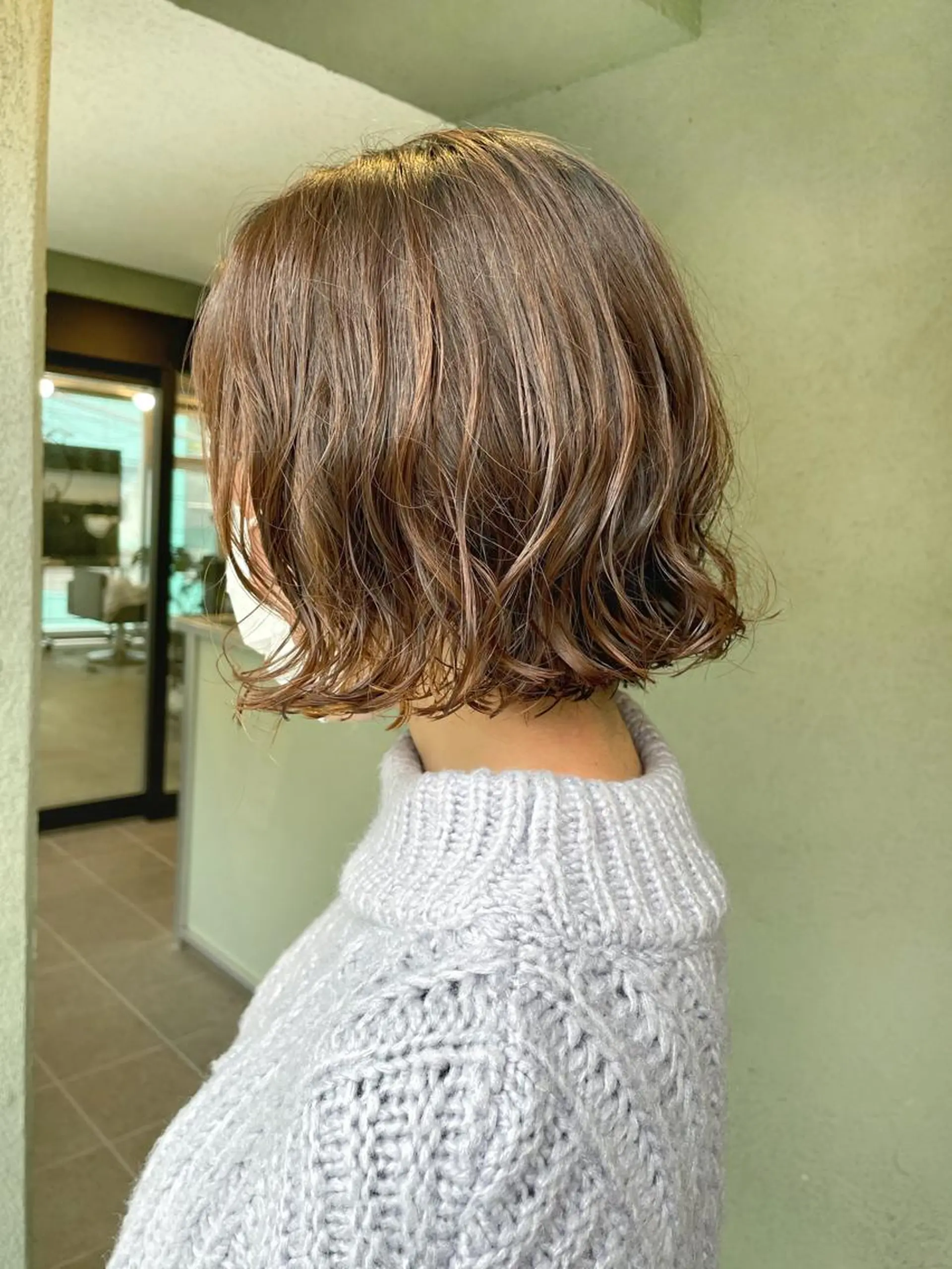 ショート カラー ボブ カット パーマ HIROKI ” stylistのヘアスタイル