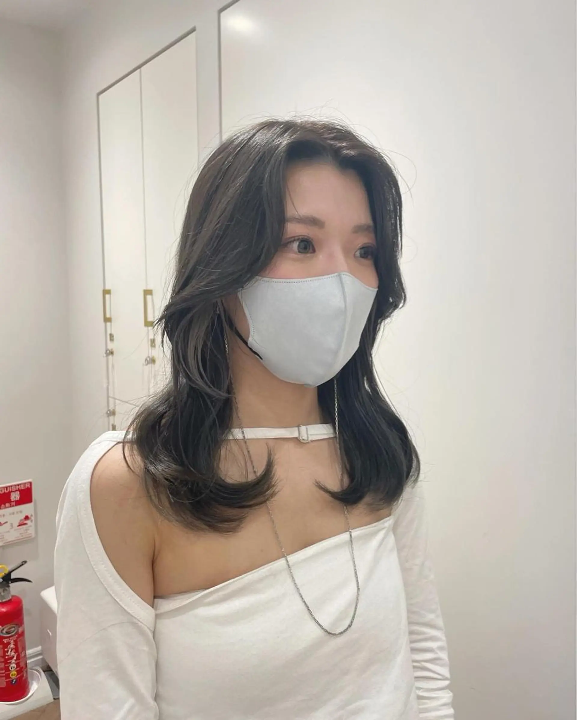 セミロング カット ヘアカラー トリートメント 韓国ヘア🤍 慎之介のヘアスタイル