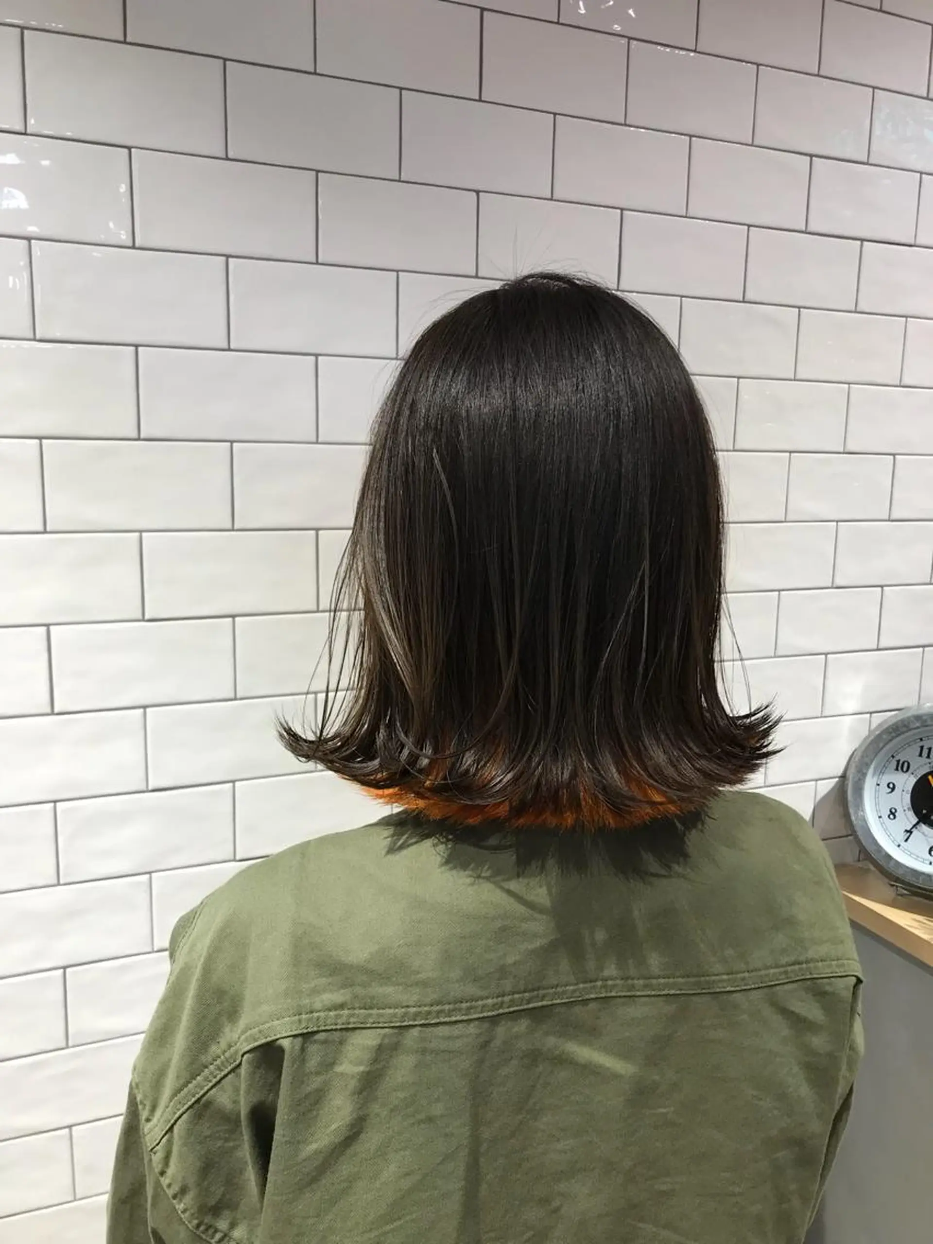 ミディアム カラー ヘアカラー 原山 直人のヘアスタイル