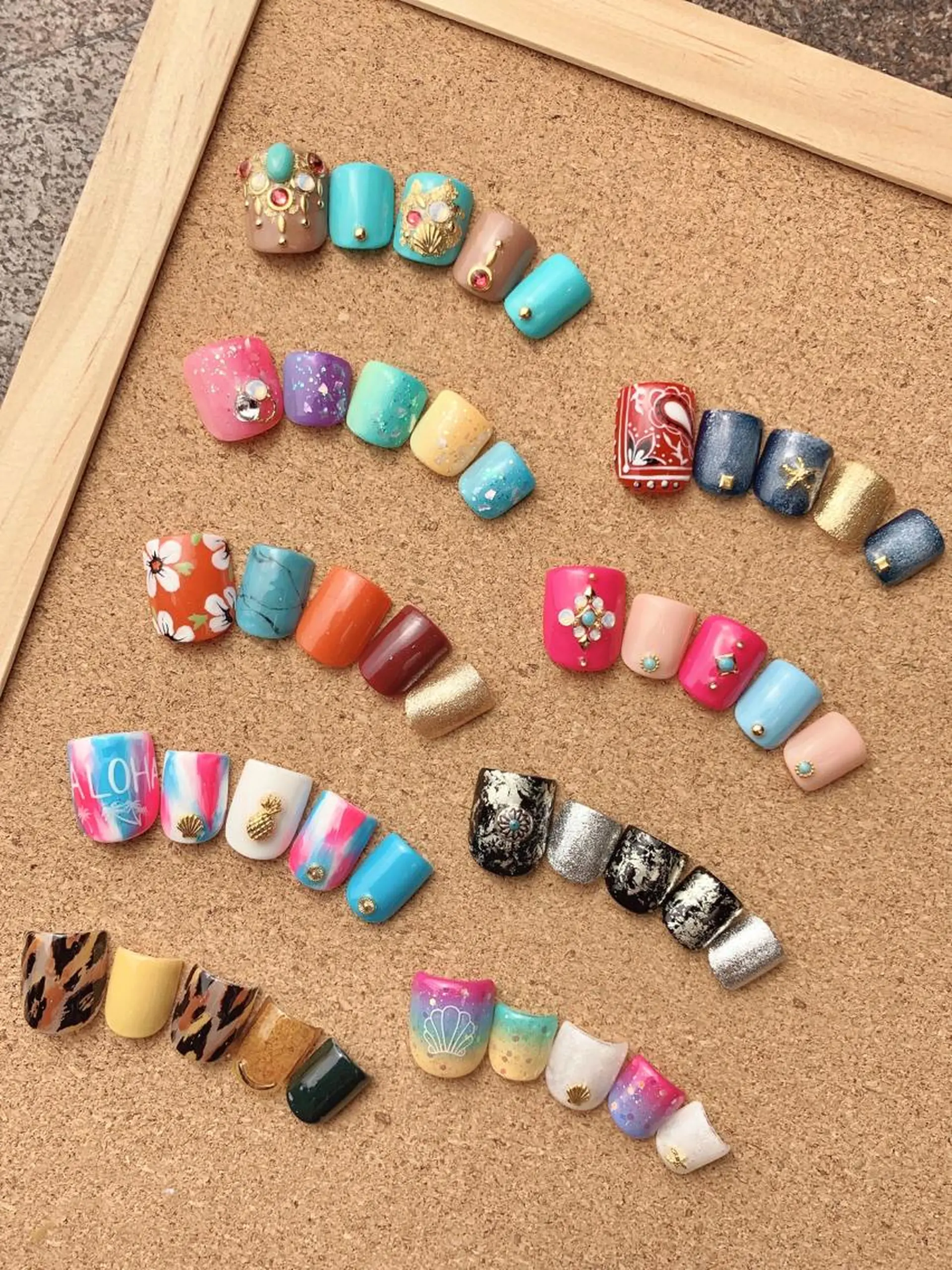 ネイル フットネイル Nailsalon ARKαのネイルデザイン