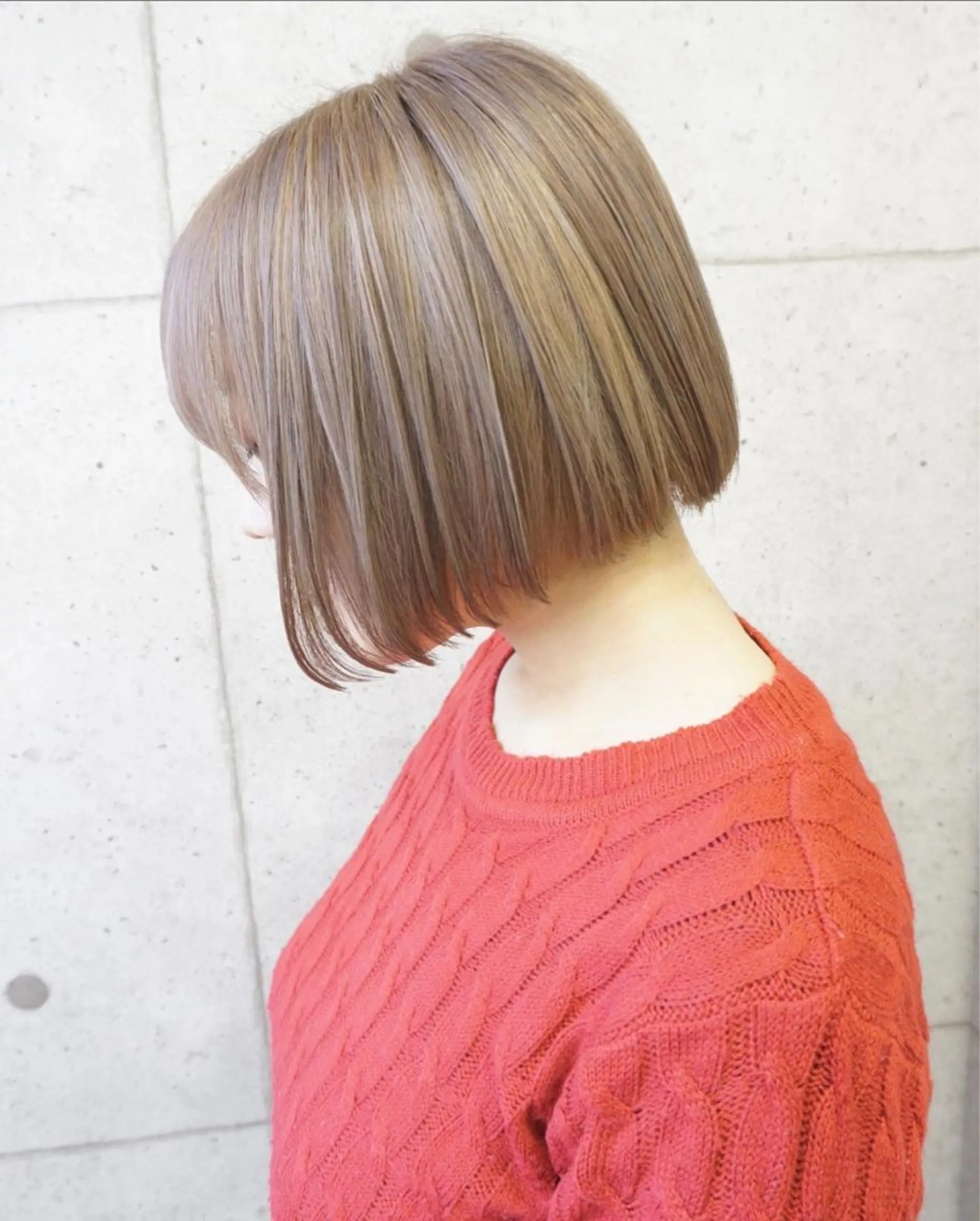 ショート ボブ カット ヘアカラー トリートメント hair teria ryu 大塚のヘアスタイル