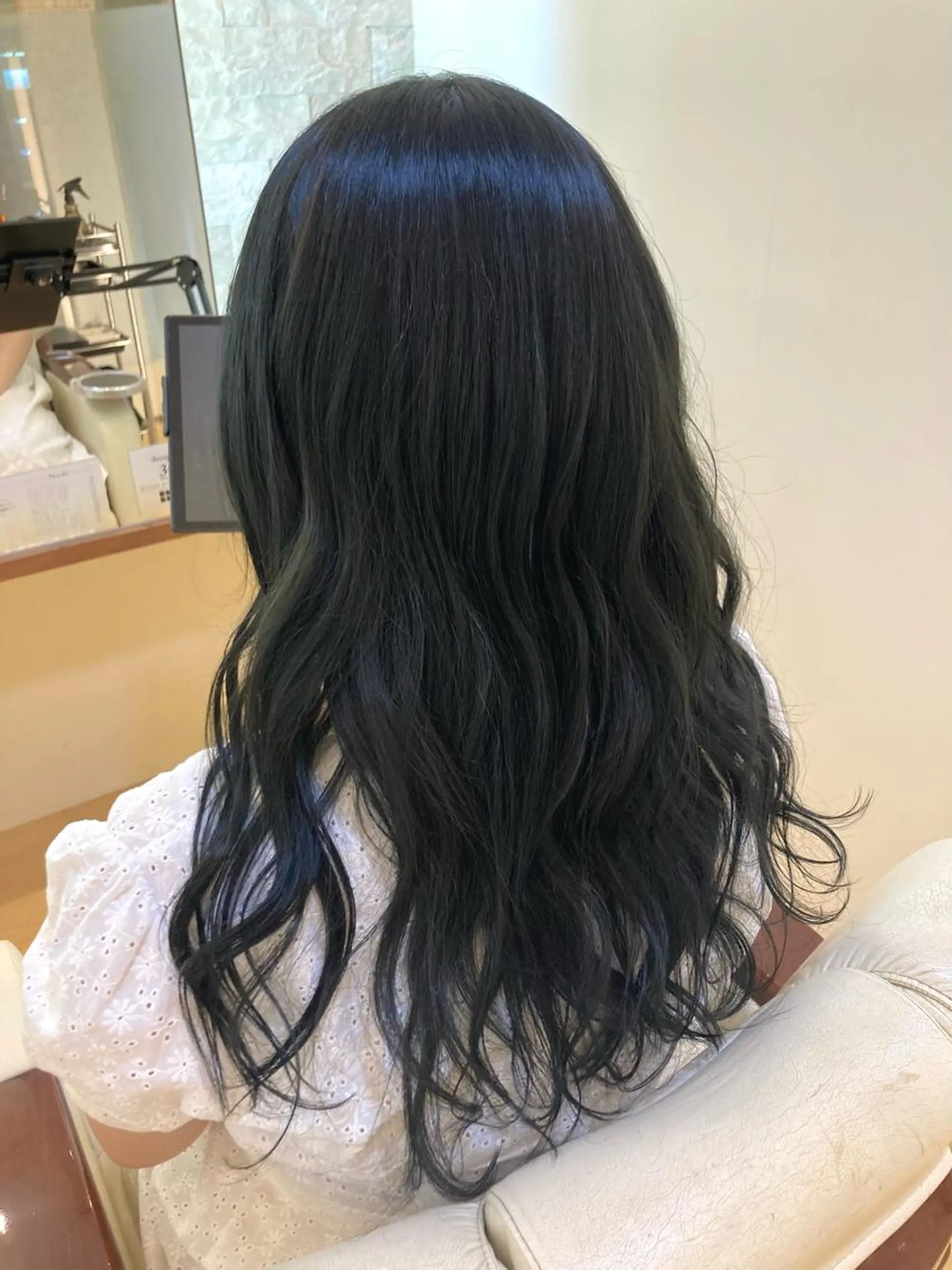 ロング カラー ブルーカラー ブラウンカラー 後藤 瑞季のヘアスタイル