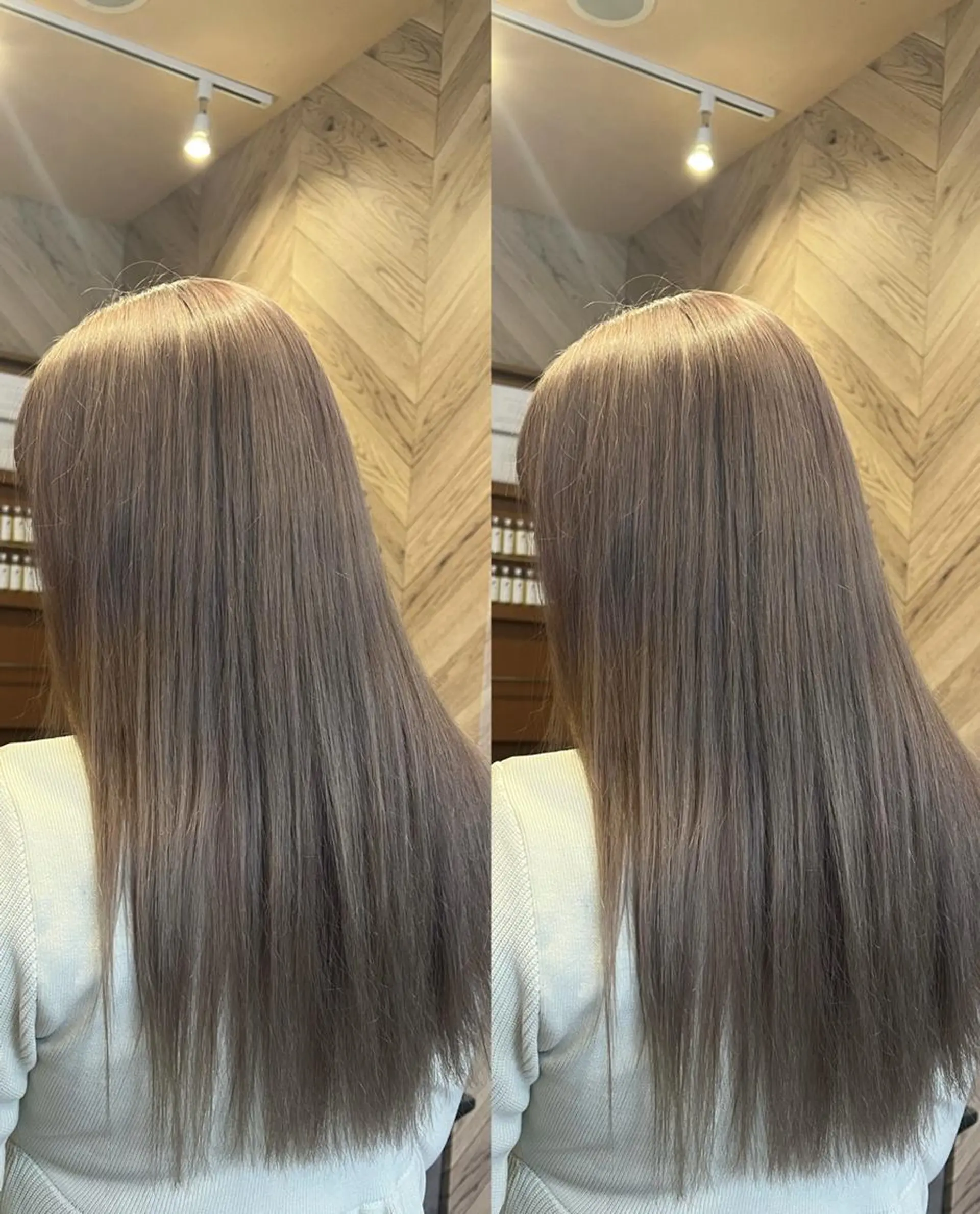 ロング カット ヘアカラー トリートメント TELA HAIRのヘアスタイル