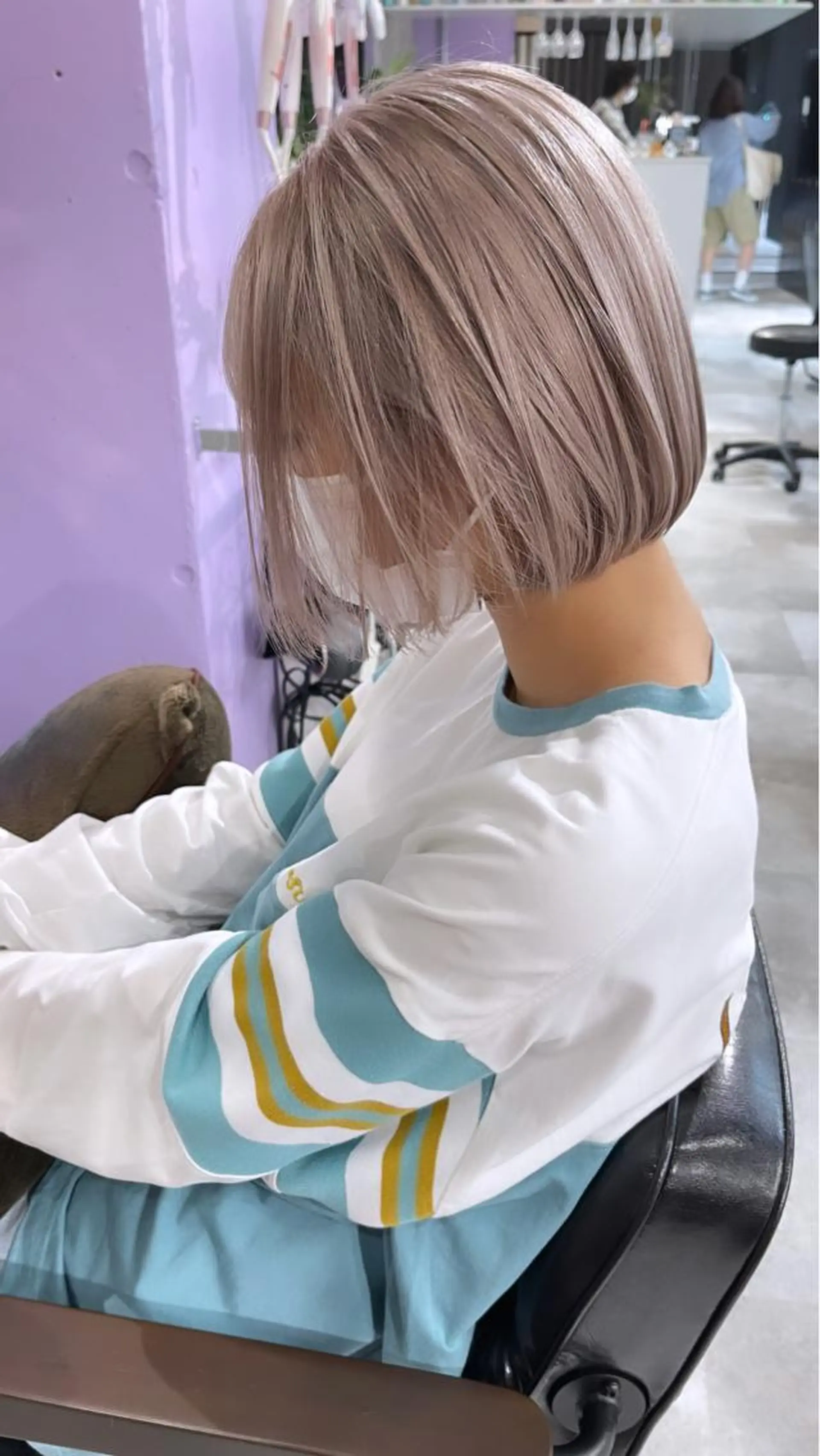 ショート Lavy kyoto所属・Lavy カラー&エクステのヘアスタイル