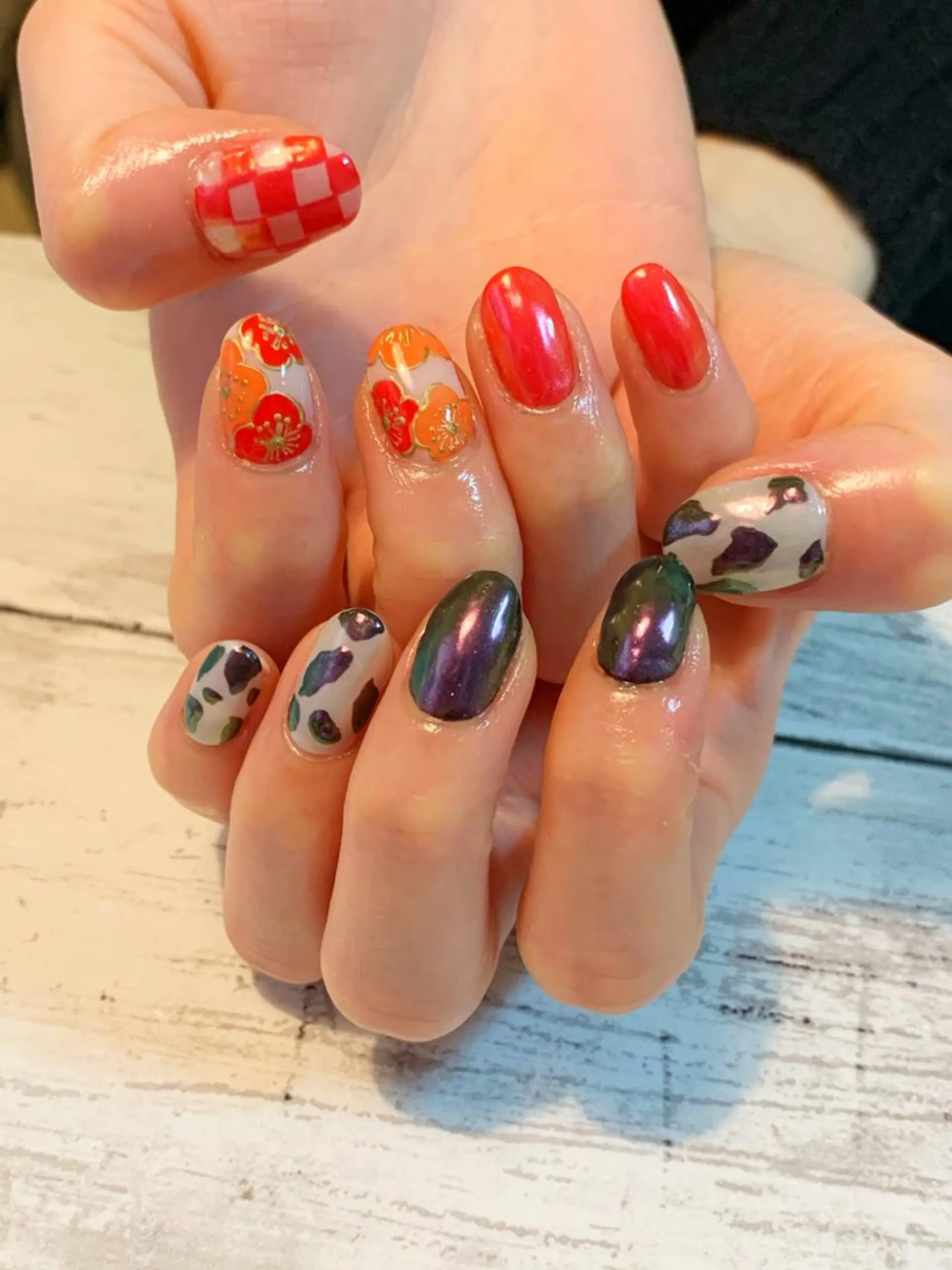 ネイル ハンドネイル フットネイル GéRanium Harukaのネイルデザイン