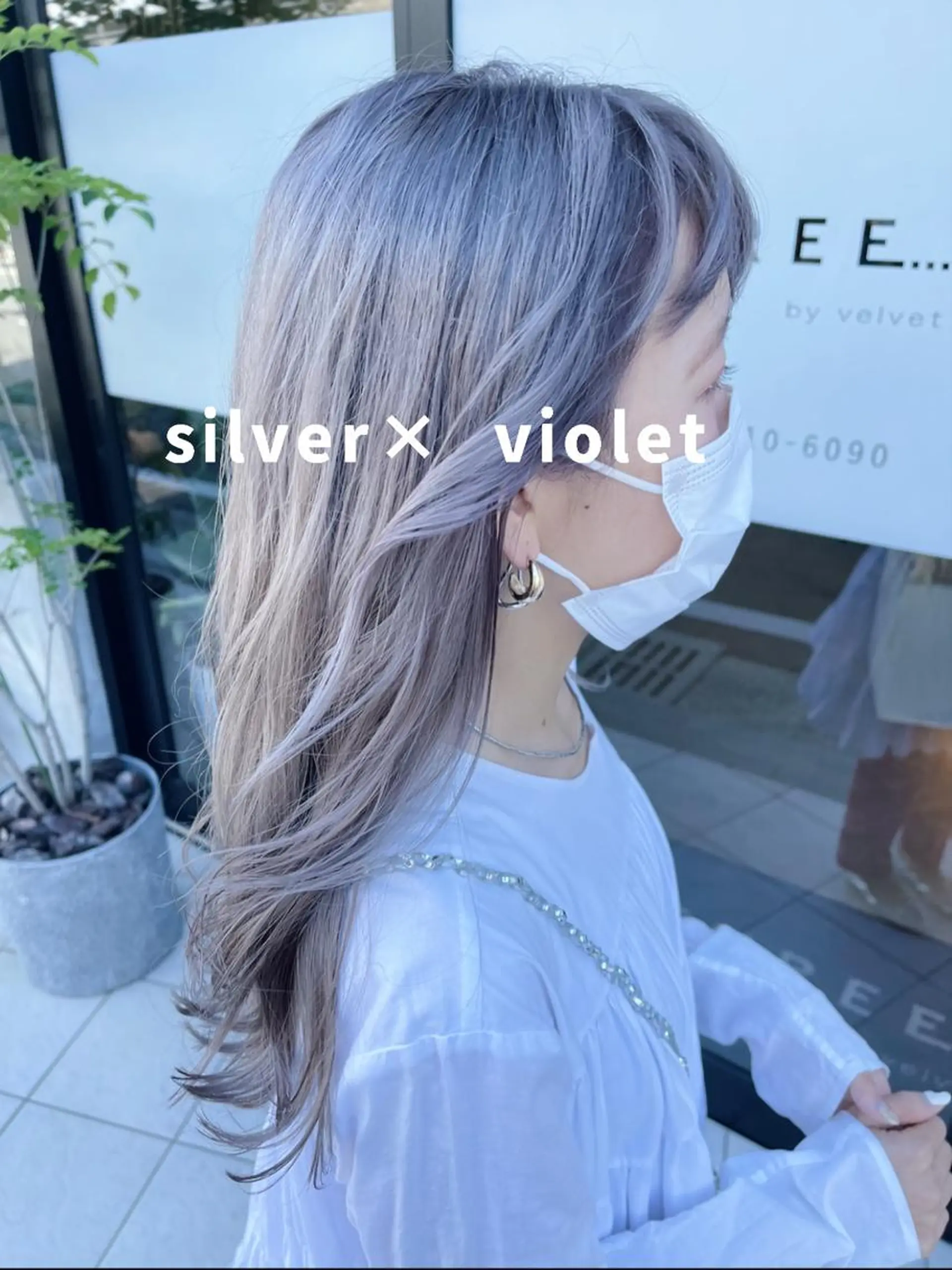 セミロング カラー ダブルカラー /まつ毛パーマ🎀のヘアスタイル