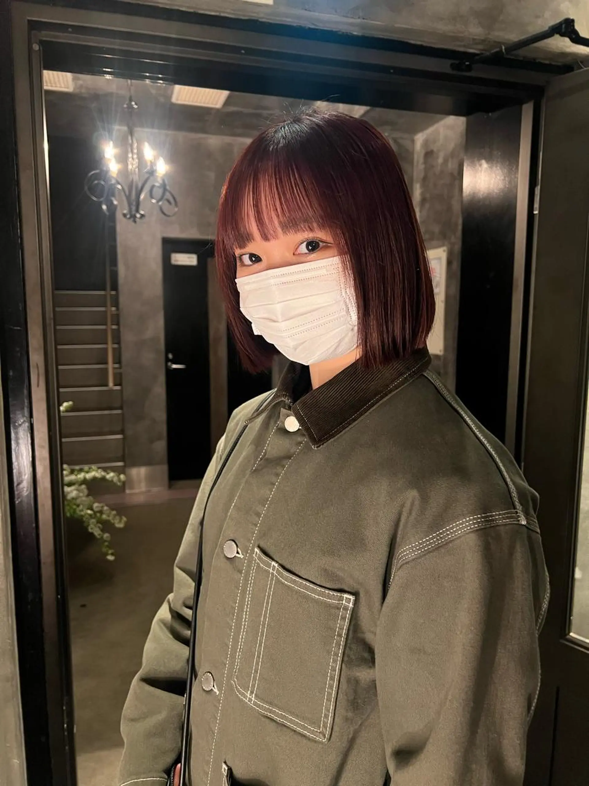 ミディアム カラー haco＋所属・圧倒的デザイン力 店長🎨RENAのヘアスタイル