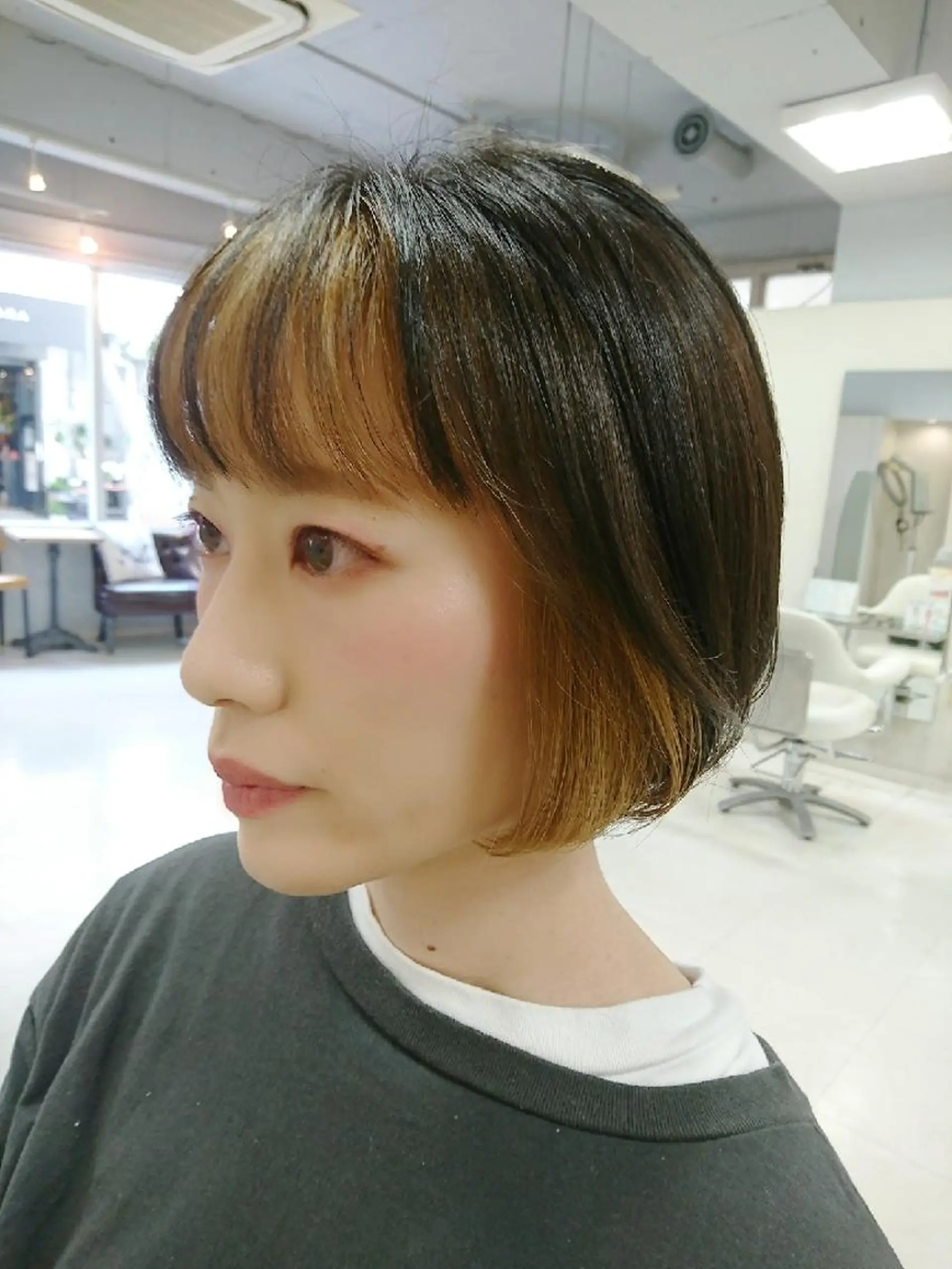 ショート nagane sayakaのヘアスタイル
