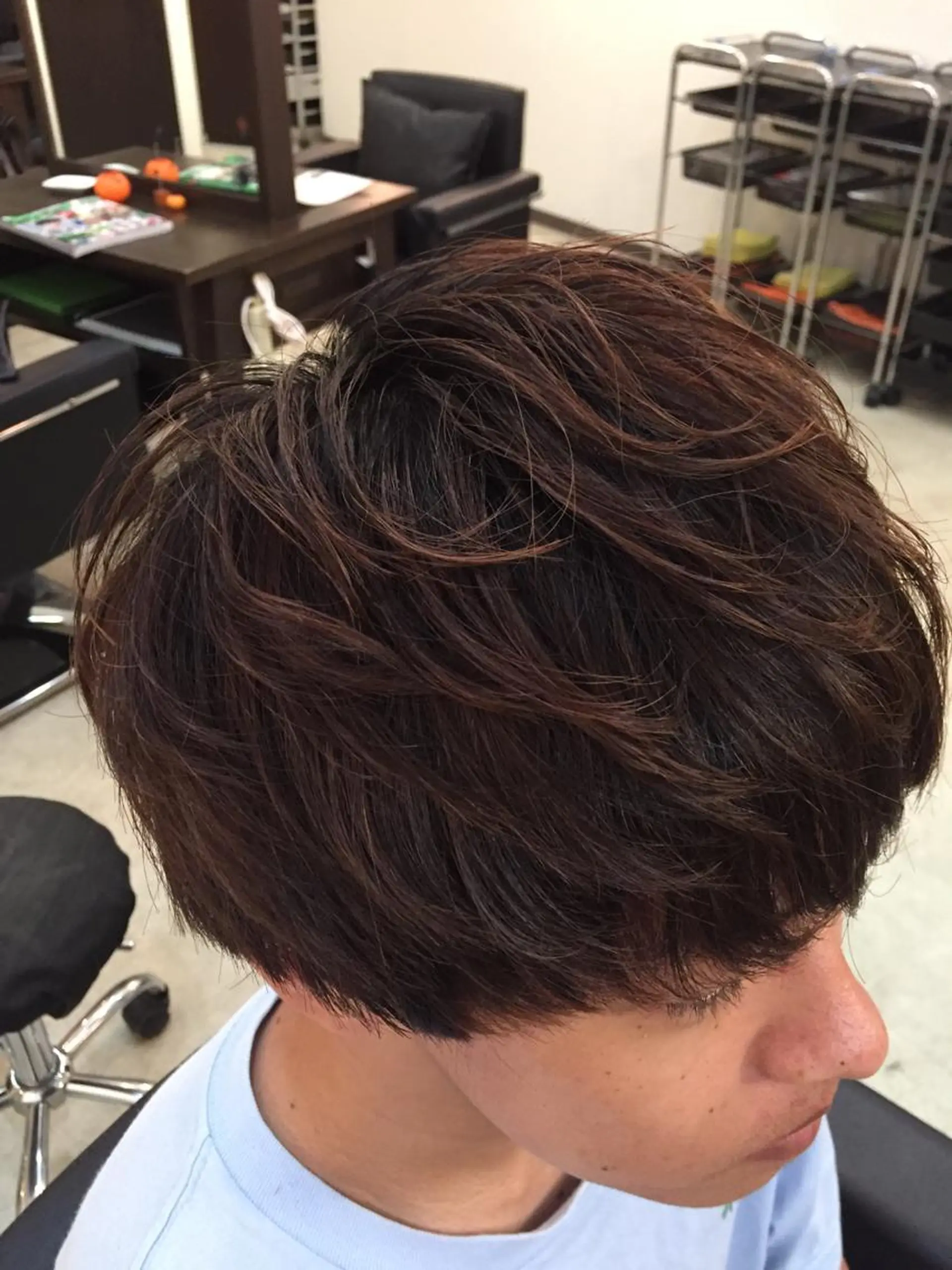 メンズ マッシュ 永井 悠大のヘアスタイル