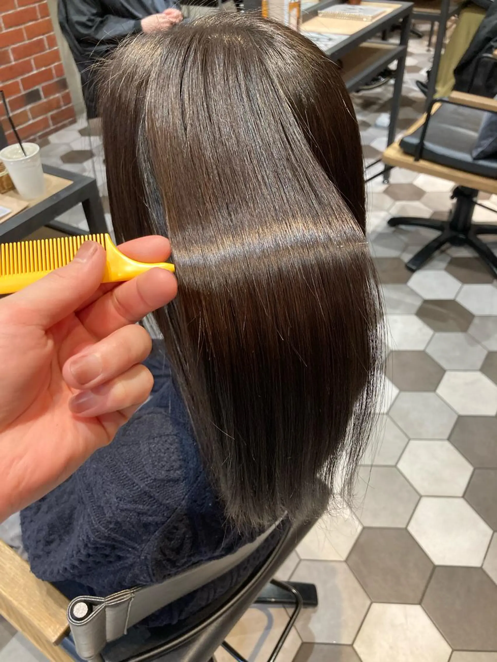 ミディアム カラー 髪質改善 トリートメント 髪質改善/痛ませ ないカラー/西村航大のヘアスタイル