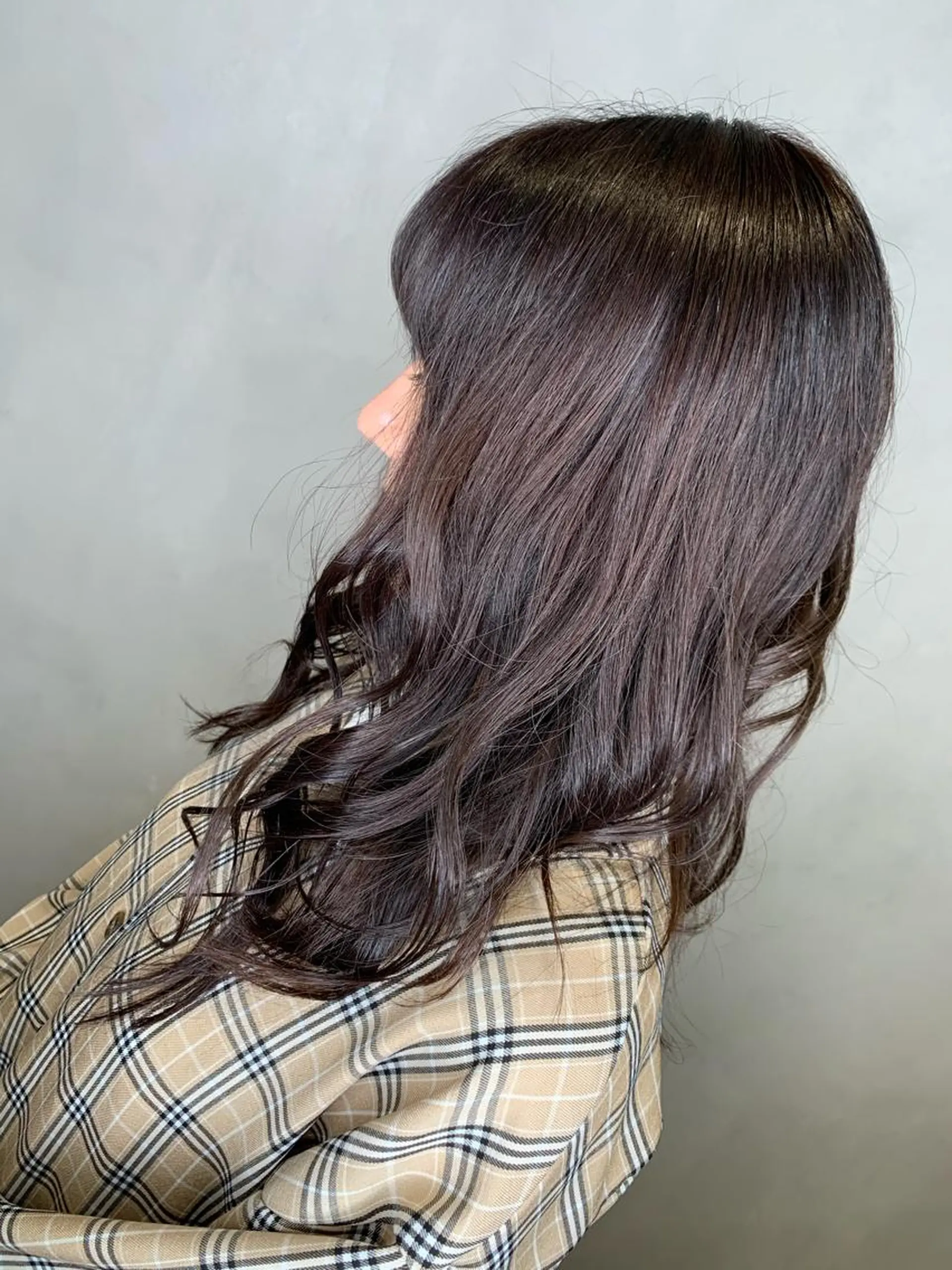 セミロング 吹田 駿 髪質改善縮毛矯正のヘアスタイル