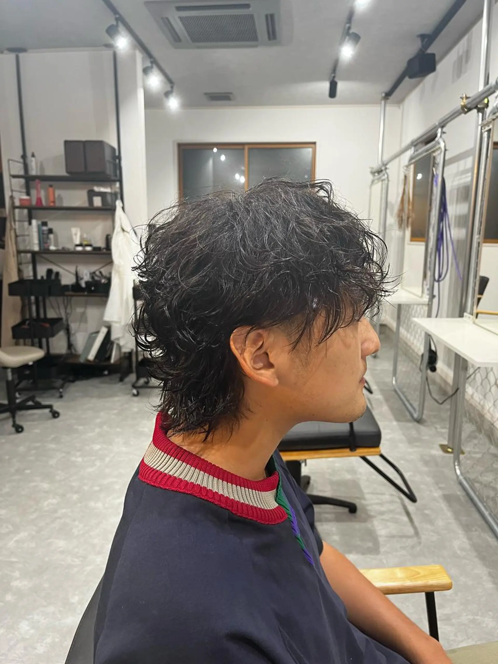 メンズ マッシュウルフ マッシュ メンズウルフカット ウルフカット 縮毛矯正/メンズ パーマWATARUのヘアスタイル