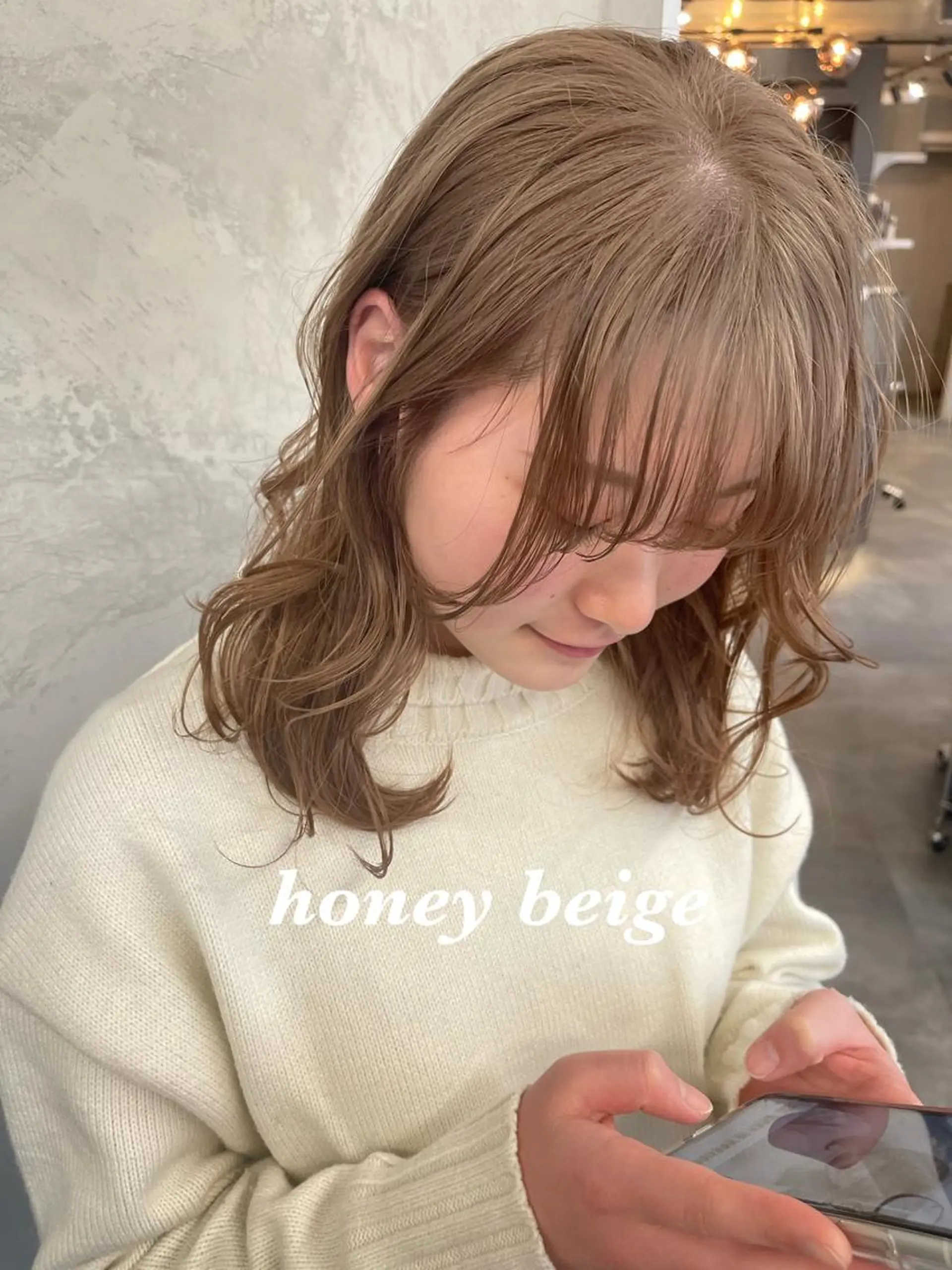 ミディアム カラー ダブルカラー /まつ毛パーマ🎀のヘアスタイル