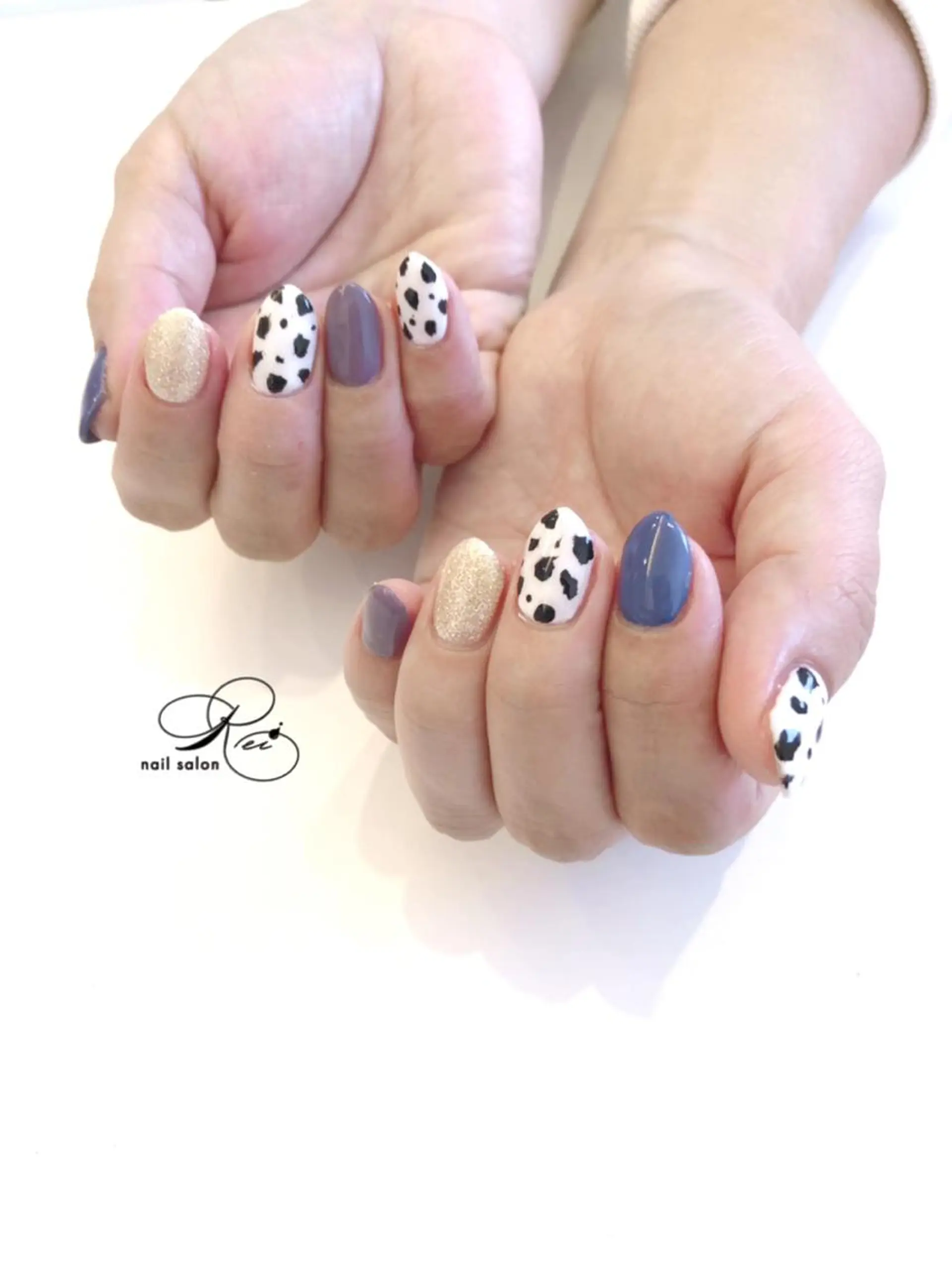 ミディアム ハンドネイル ネイルサロン レイのネイルデザイン