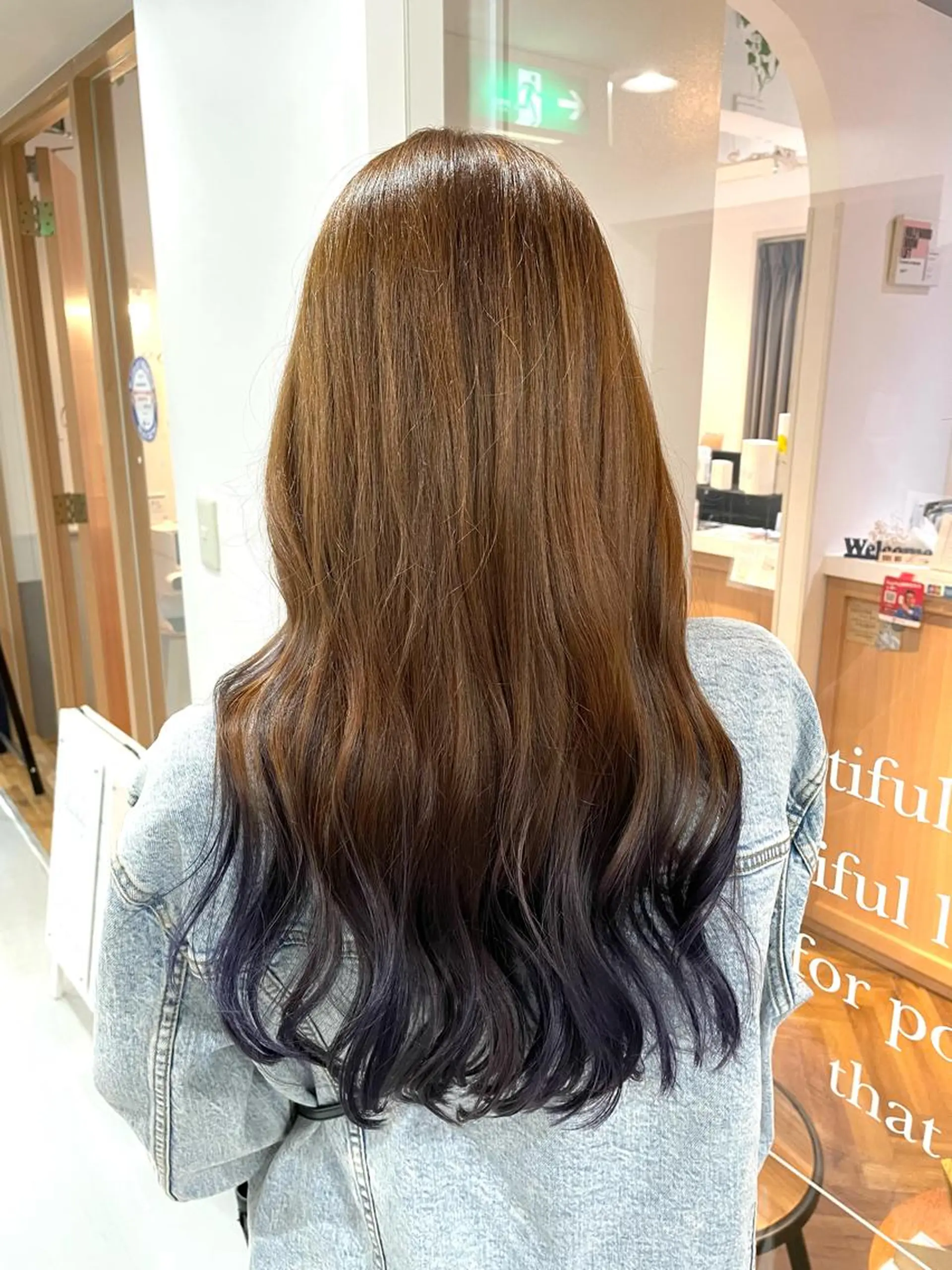 ロング カラー ヘアカラー トリートメント eins.hair所属・過去一の柔髪ヘア 🌿einshairのヘアスタイル