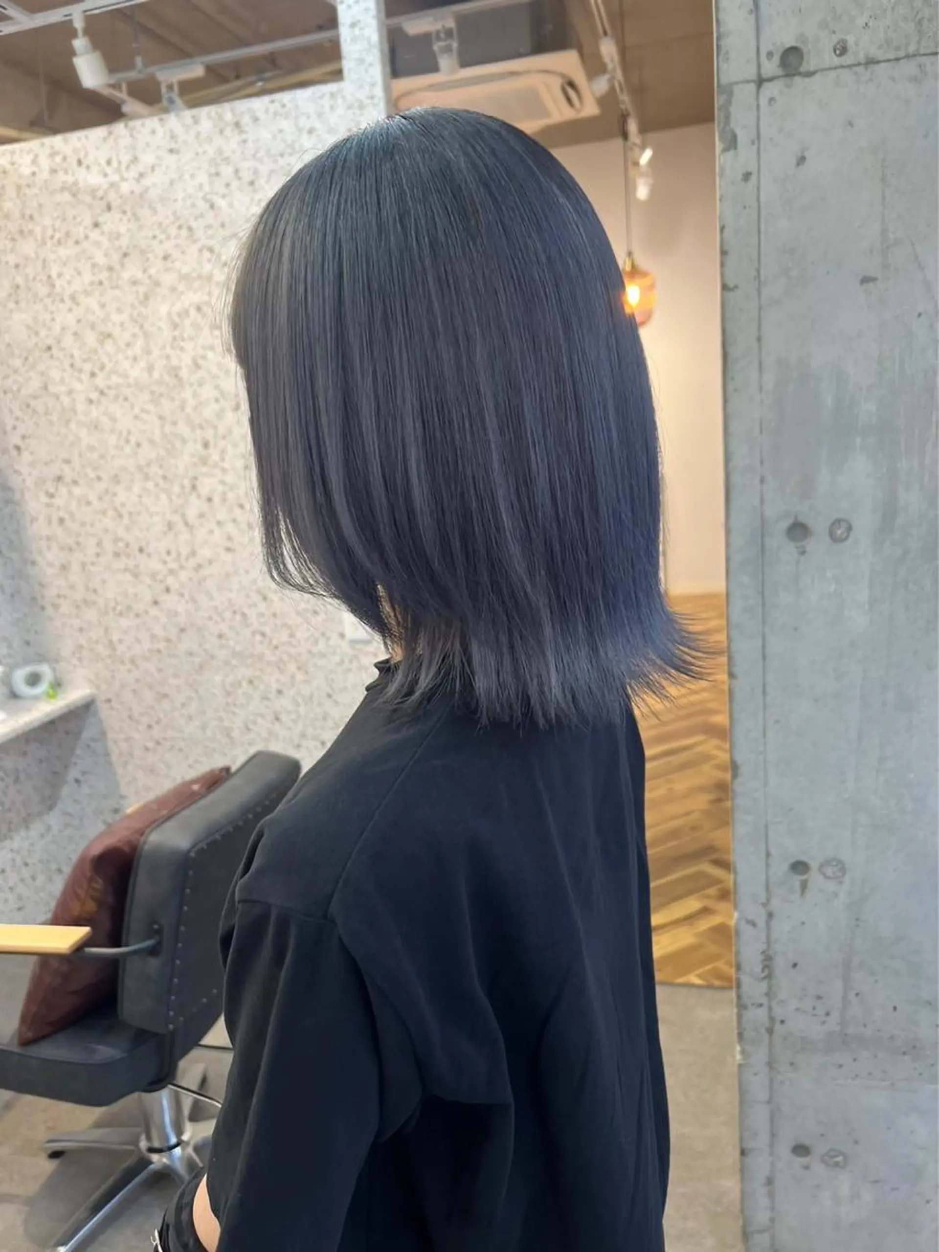 ミディアム アッシュ lani hair salon所属・SHOTO ハイトー ン/デザインカラーのヘアスタイル