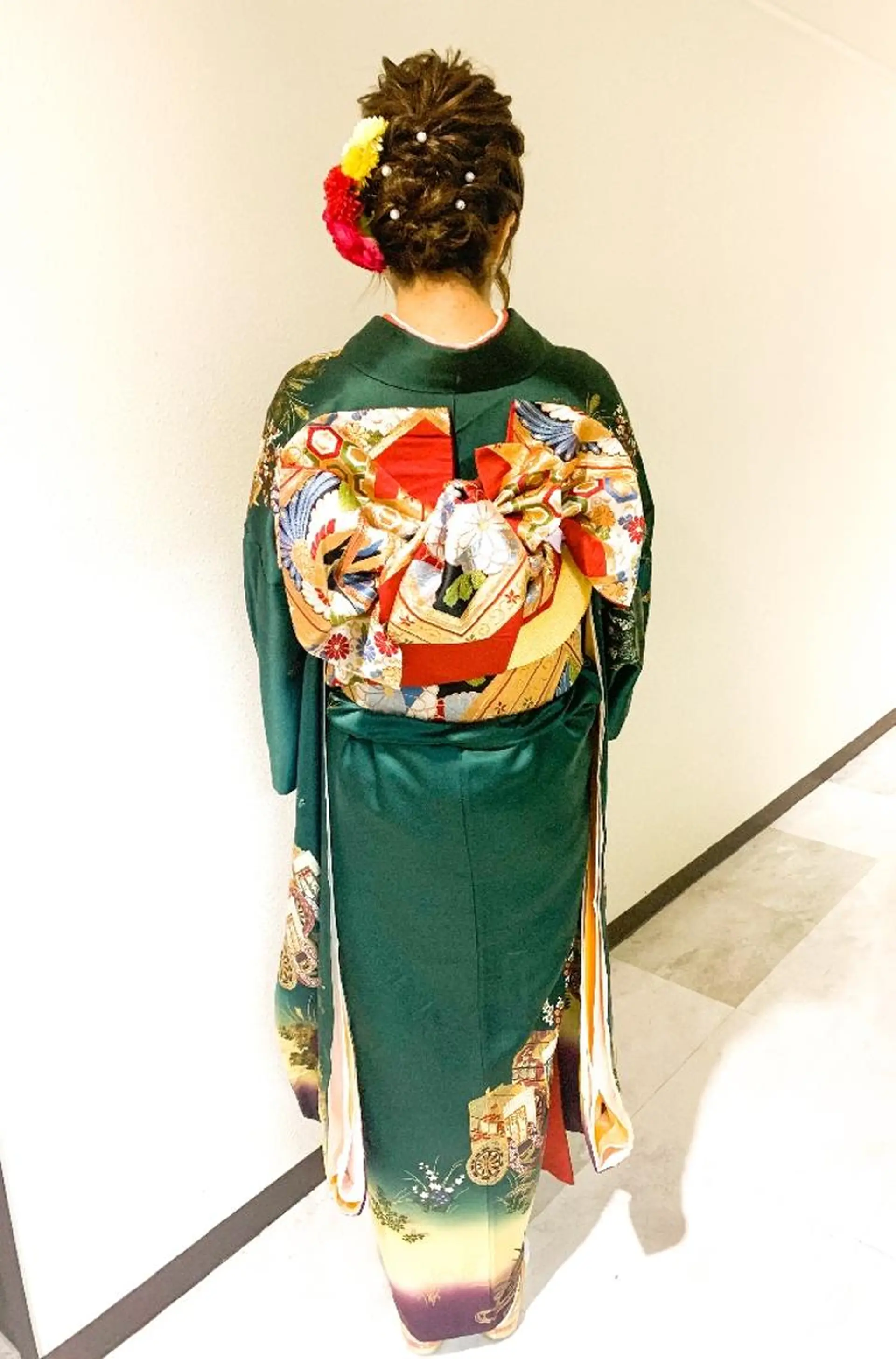 ヘアアレンジ ミディアム 着付け Hair&Make  Delight*のヘアスタイル