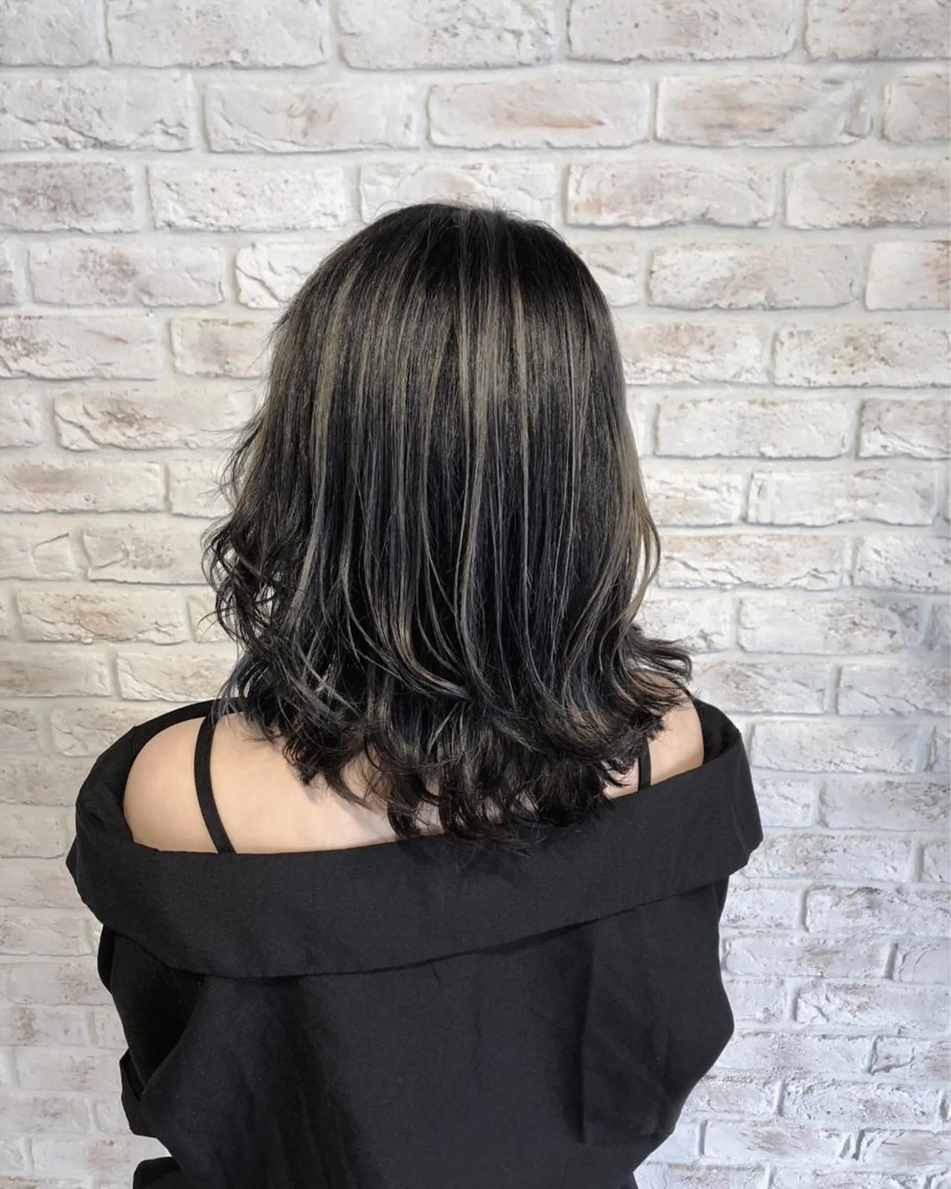 ミディアム カラー ヘアアレンジ 髪質改善 MAKIのヘアスタイル