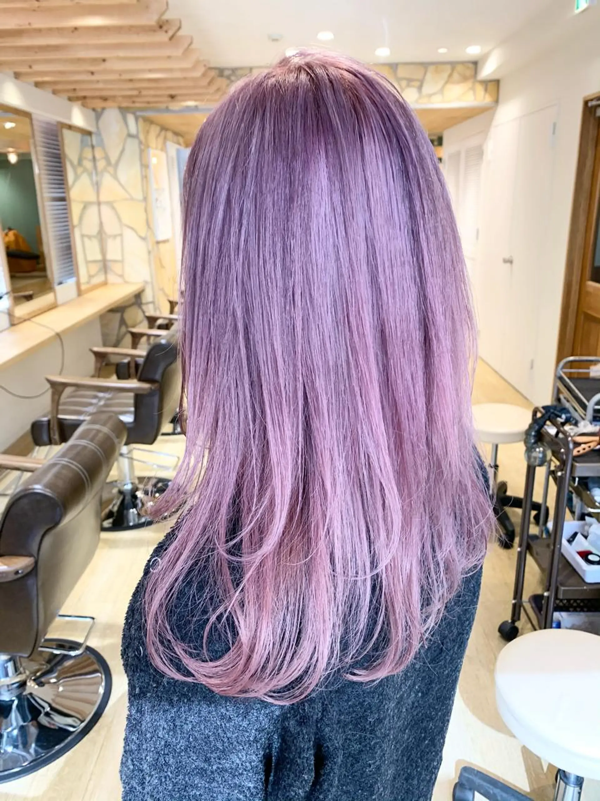 ロング ヘアカラー トリートメント 新宿 木下拓哉のヘアスタイル